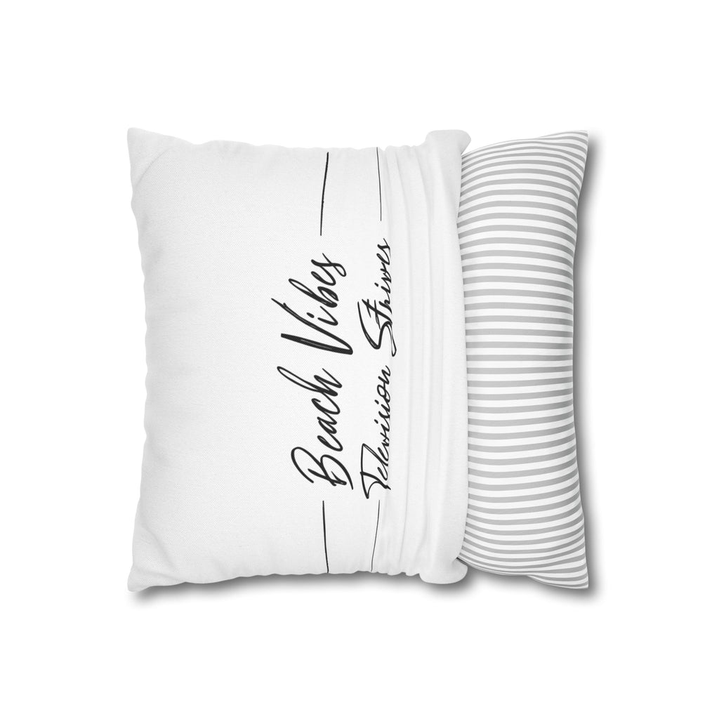 Spun Polyester Square Pillowcase