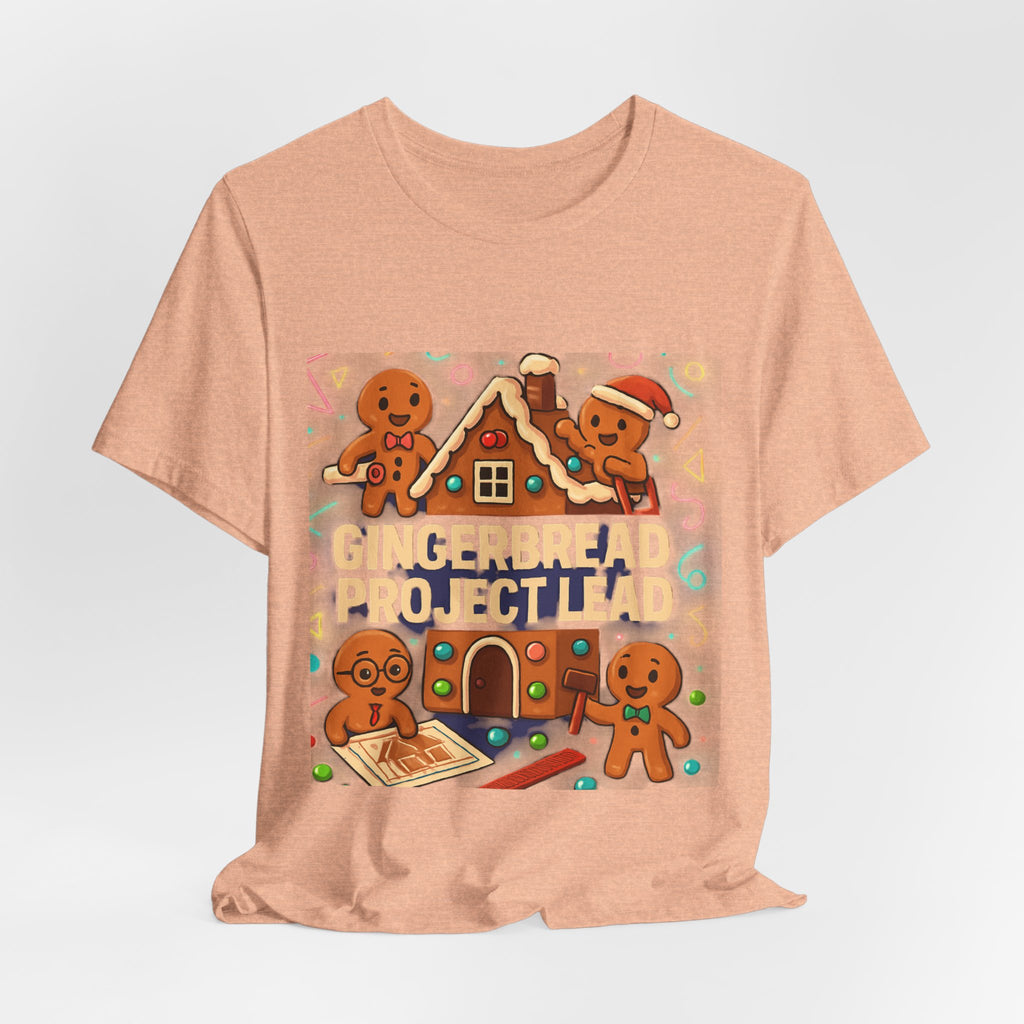 Gingerbread Project Lab T-Shirt — Cute Holiday Cookie House Tee