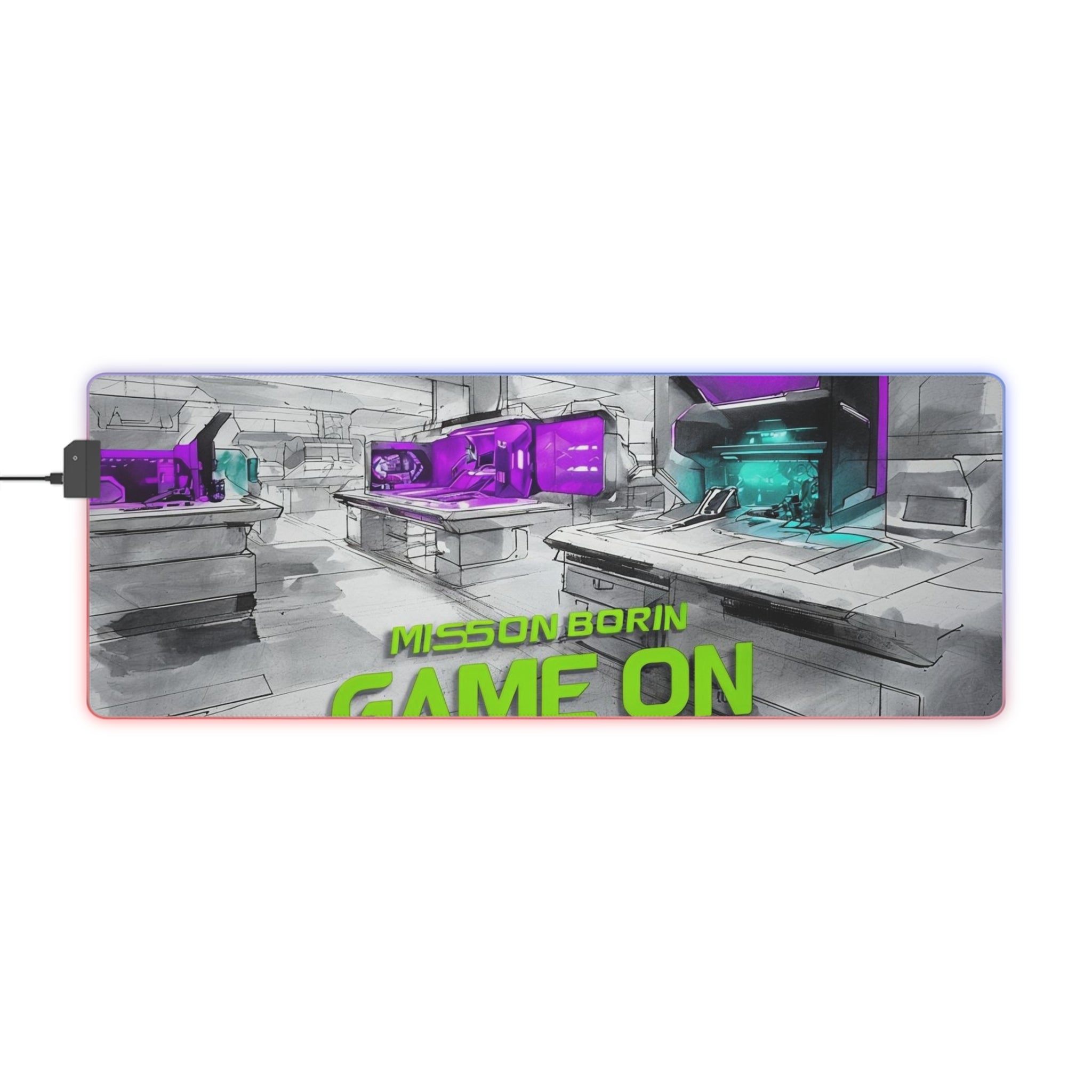LED Gaming Mouse Pad