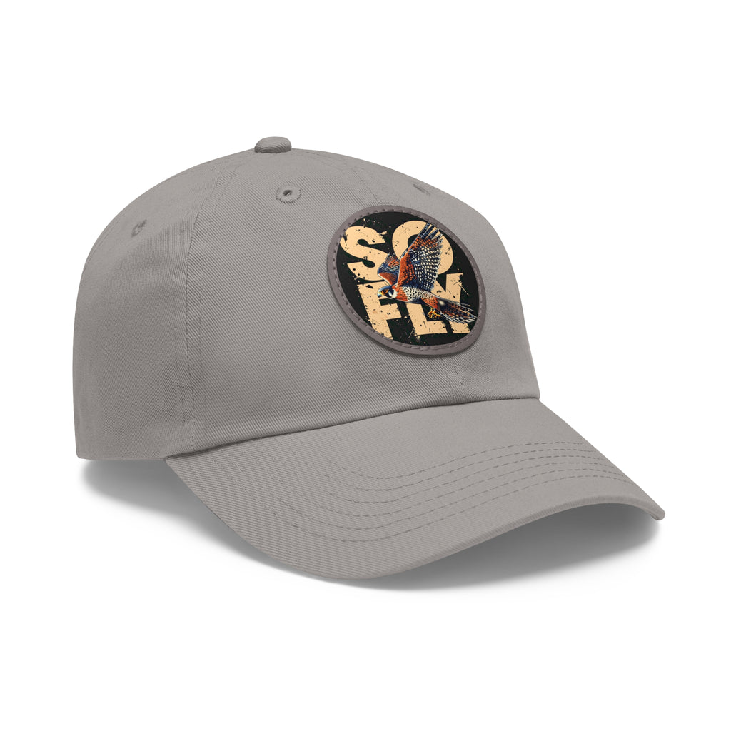 Stylish Dad Hat with Leather Patch, Casual Baseball Cap, Gift for Dads, Outdoor Accessory, Summer Fashion
