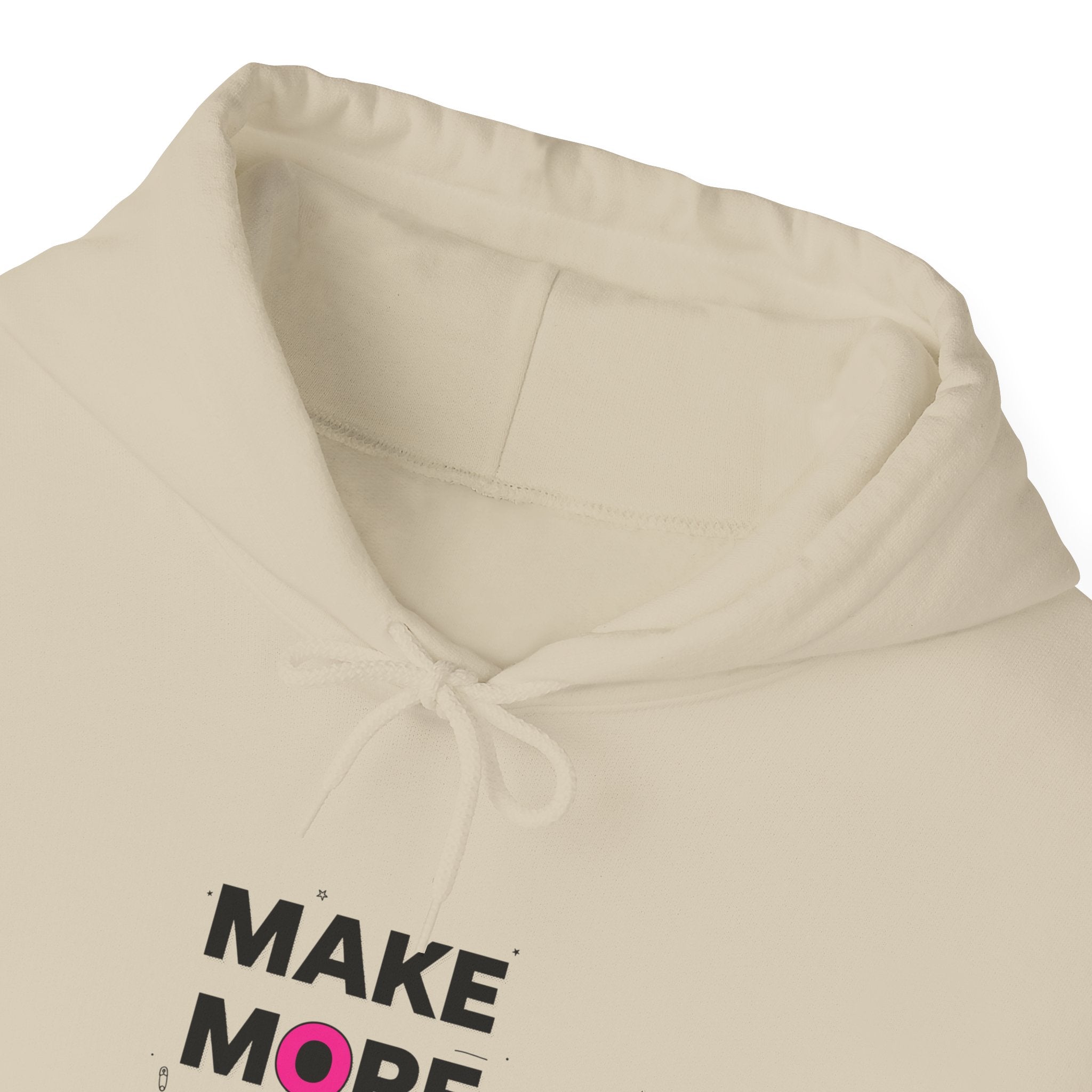 Make More Zines Hoodie | ransom collage, cutout letters design