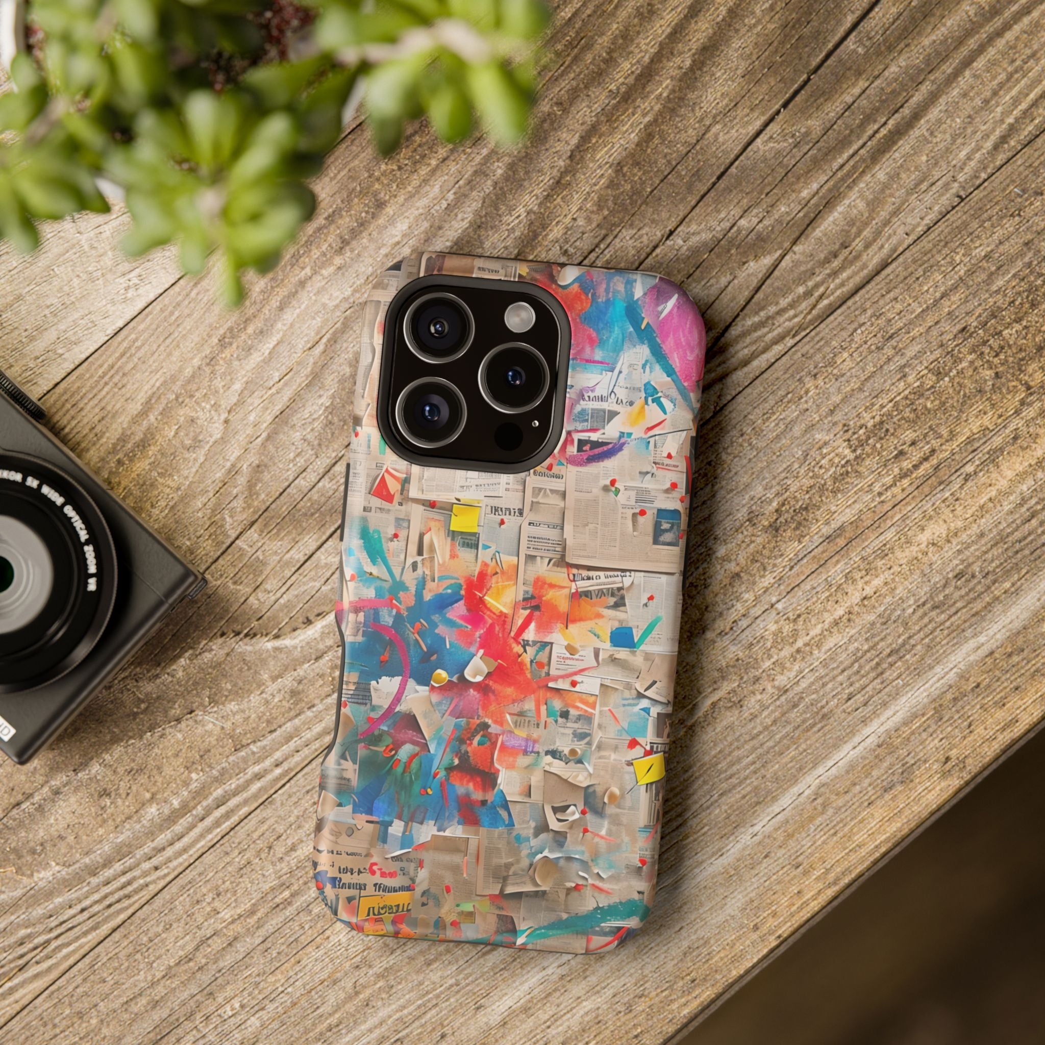 iPhone 17 Case vibrant glossy colorful art