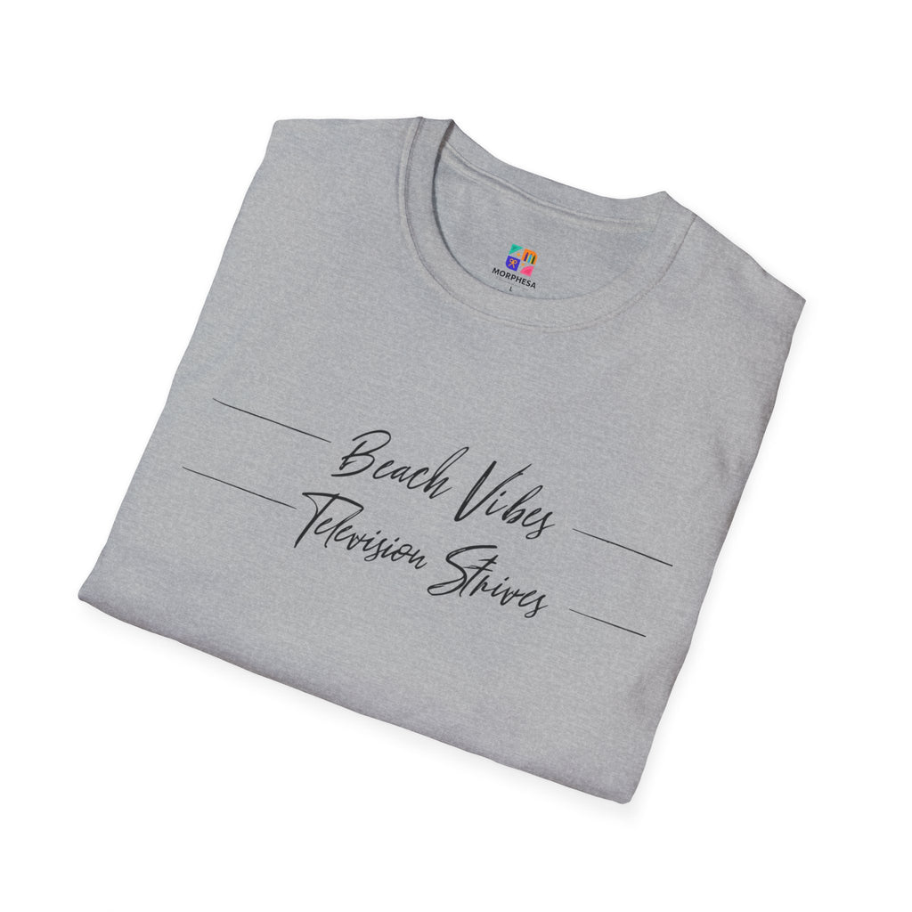 Retro Beach Vibes Unisex Softstyle T-Shirt, Casual Summer Tee, Vintage Style Shirt, Music Lover Gift, Relaxed Fit Apparel
