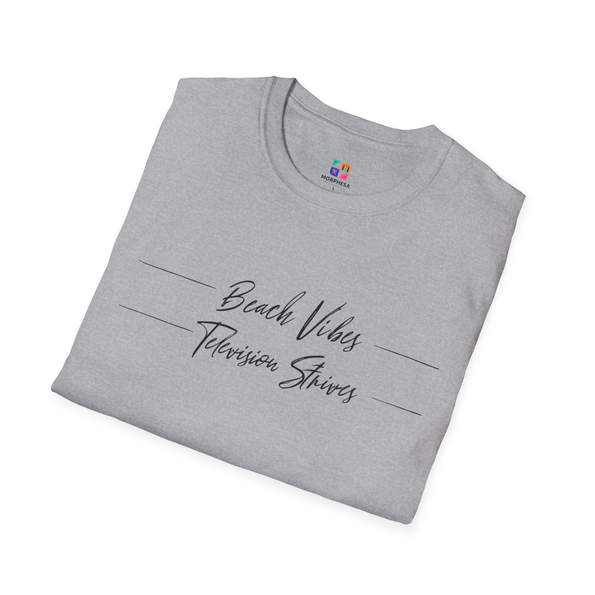Retro Beach Vibes Unisex Softstyle T-Shirt, Casual Summer Tee, Vintage Style Shirt, Music Lover Gift, Relaxed Fit Apparel