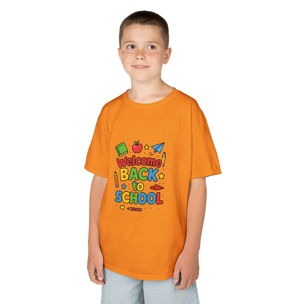 Kids School Graphic Tee, Back to School Outfit Gift Shirt, Youthful Vibrant Children's Birthday Tshirt, First Day of School Apparel, Cute