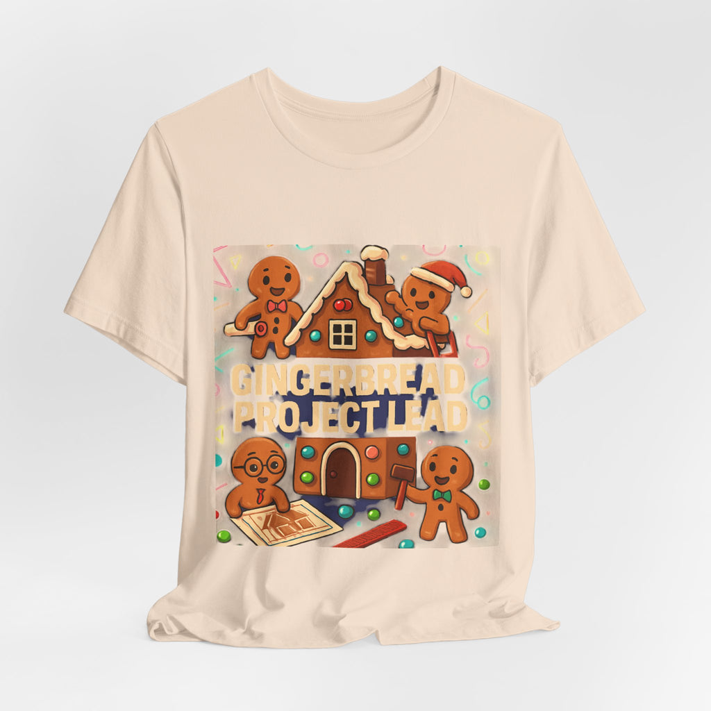 Gingerbread Project Lab T-Shirt — Cute Holiday Cookie House Tee
