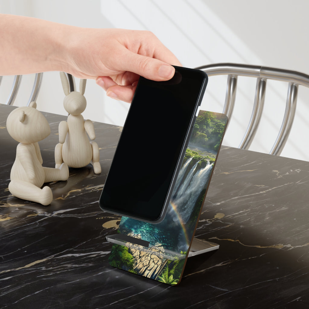 Scenic Smartphone Stand, Nature-Inspired Phone Holder, Desk Organizer, Gift for Nature Lovers, Eco-Friendly Mobile Stand