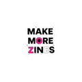MAKE MORE ZINES Sticker | ransom collage, cutout letters