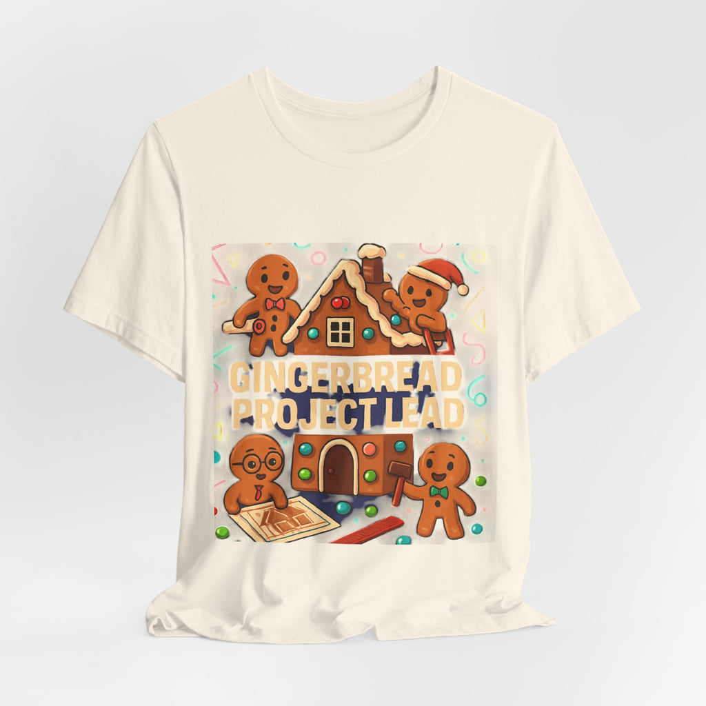 Gingerbread Project Lab T-Shirt — Cute Holiday Cookie House Tee
