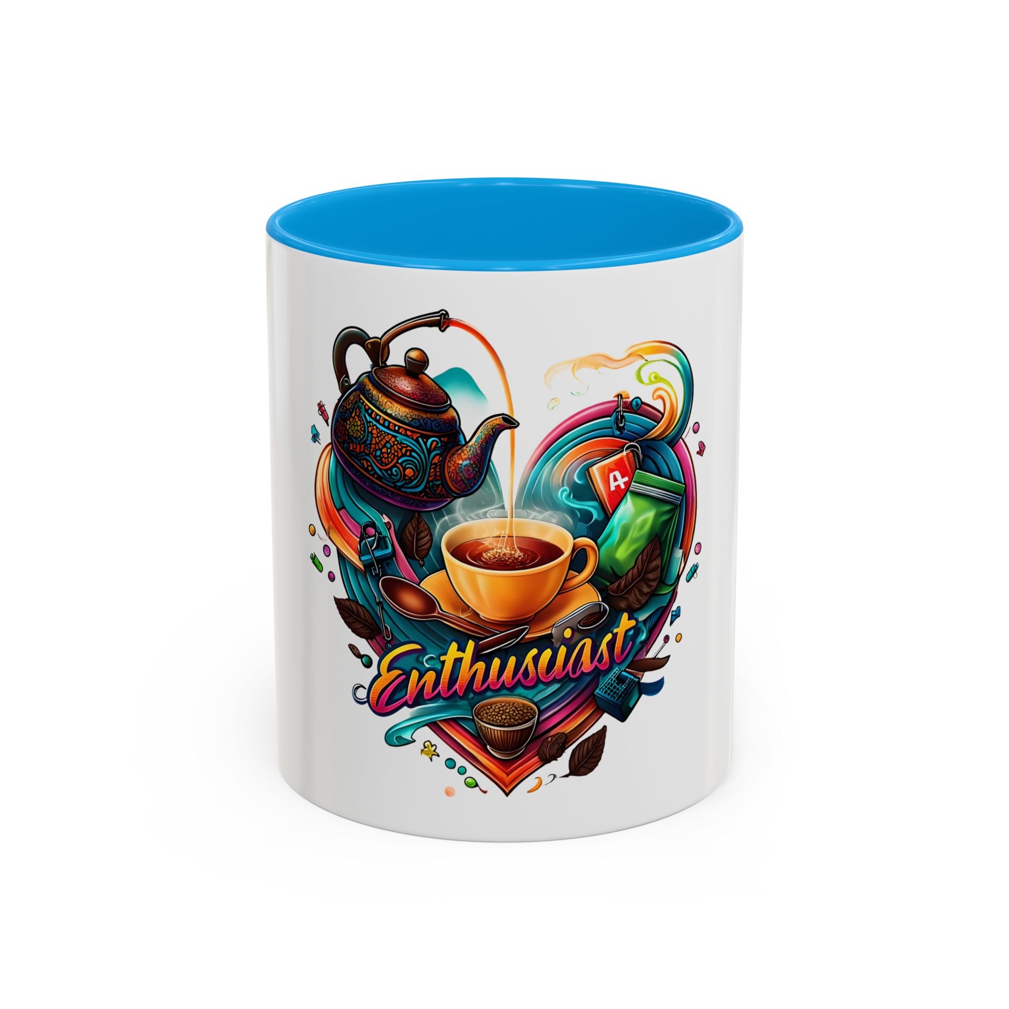 Colorful Coffee Enthusiast Mug, Perfect for Gifts, Tea Lovers, Vibrant Kitchen Decor, Heartwarming Drinkware, Cozy Beverage