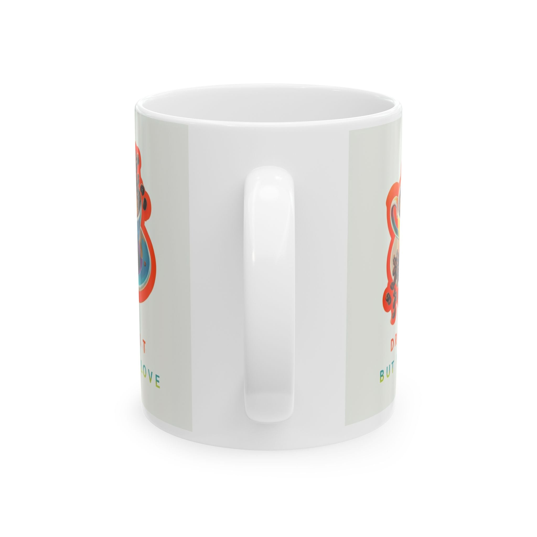 Colorful Ceramic Coffee Mug - "Don't Forget to Love" - Perfect Gift for Friends & Family