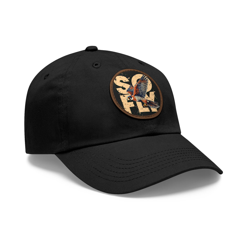 Stylish Dad Hat with Leather Patch, Casual Baseball Cap, Gift for Dads, Outdoor Accessory, Summer Fashion