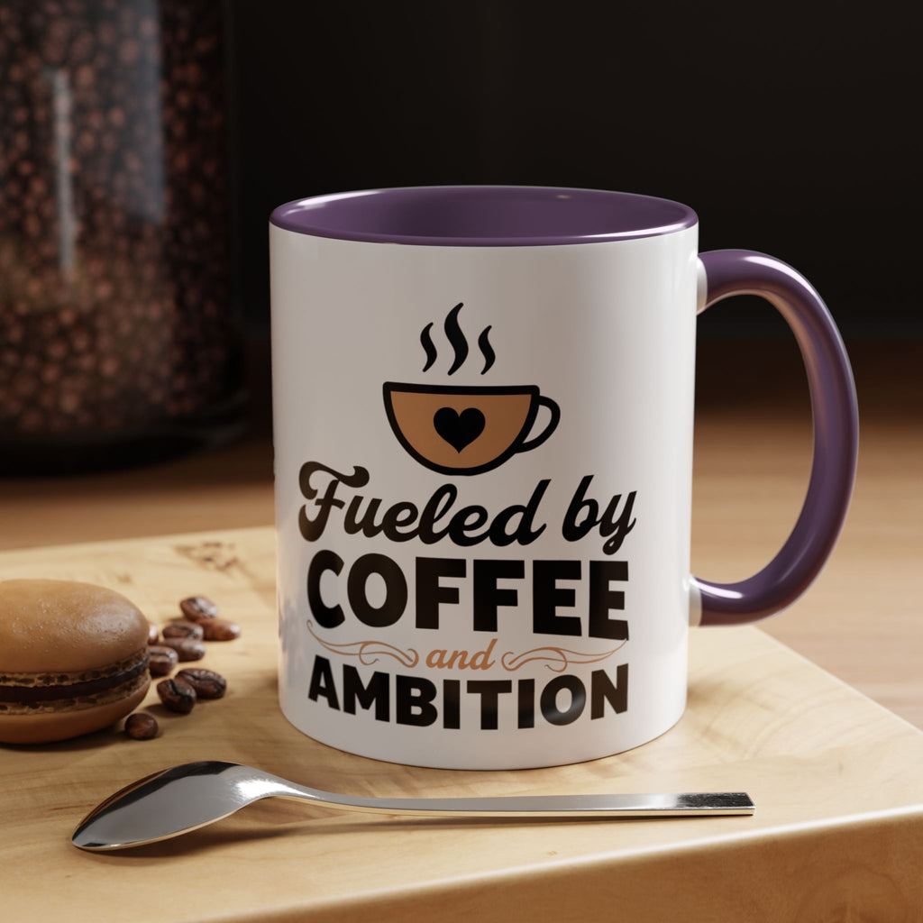 Motivational Coffee Mug - Fueled by Coffee and Ambition
