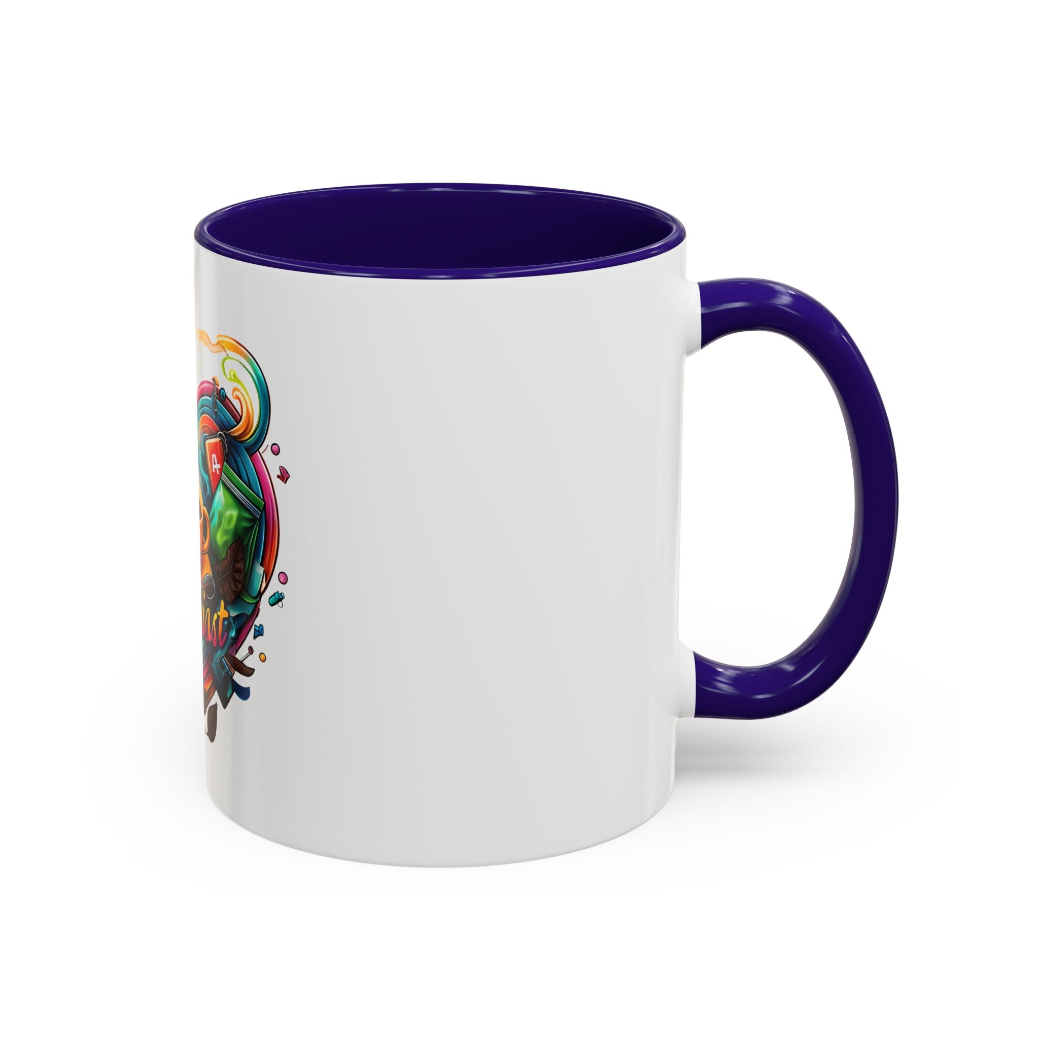 Colorful Coffee Enthusiast Mug, Perfect for Gifts, Tea Lovers, Vibrant Kitchen Decor, Heartwarming Drinkware, Cozy Beverage
