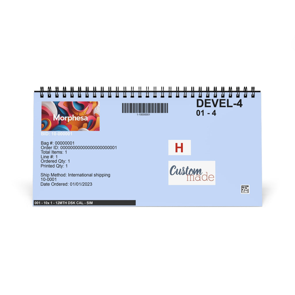 2026 Multidesign Morphesa Desktop Calendar — 2026 Grid