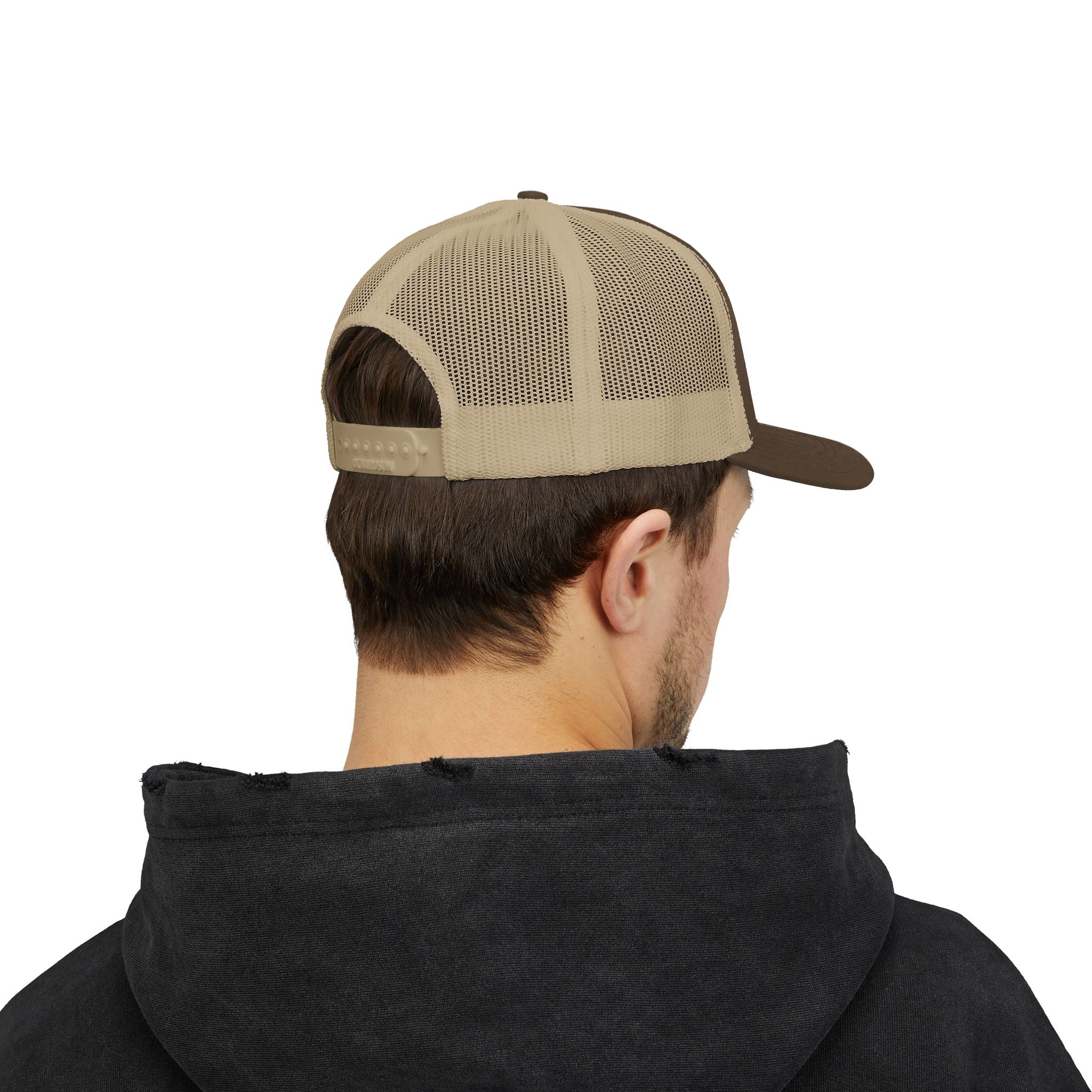 Money On My Mind Trucker Cap — Embroidered Mesh Snapback Hat
