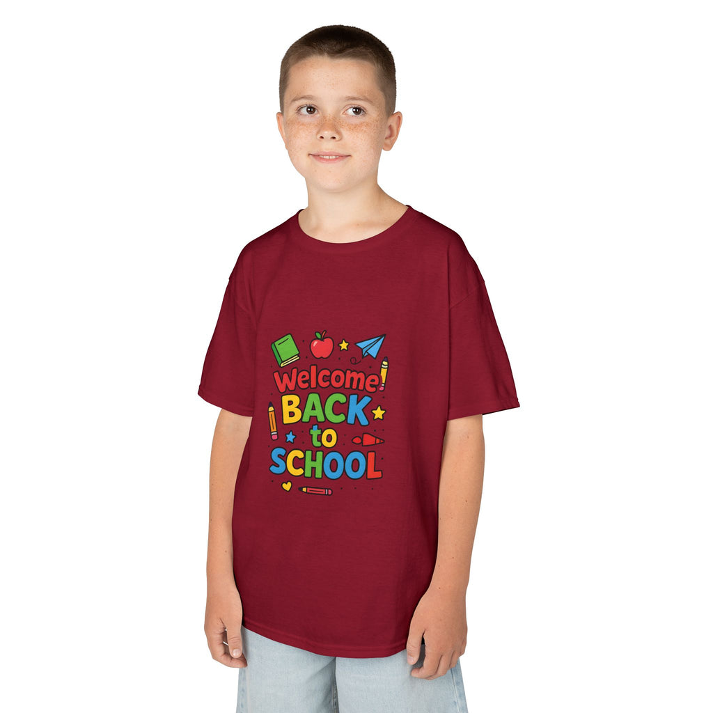 Kids School Graphic Tee, Back to School Outfit Gift Shirt, Youthful Vibrant Children's Birthday Tshirt, First Day of School Apparel, Cute