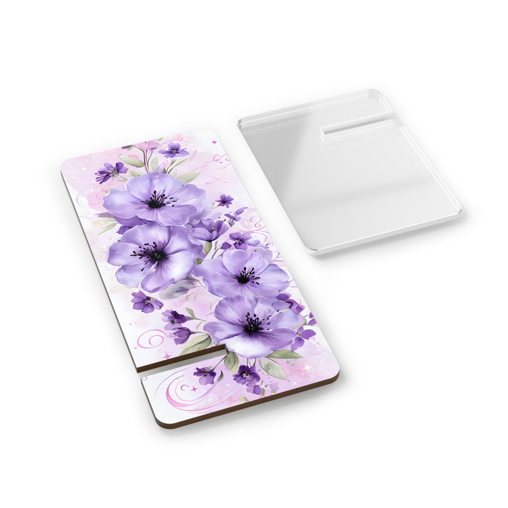 Floral Smartphone Display Stand, Elegant Phone Holder, Desk Organizer, Gifts for Her, Home Office Decor