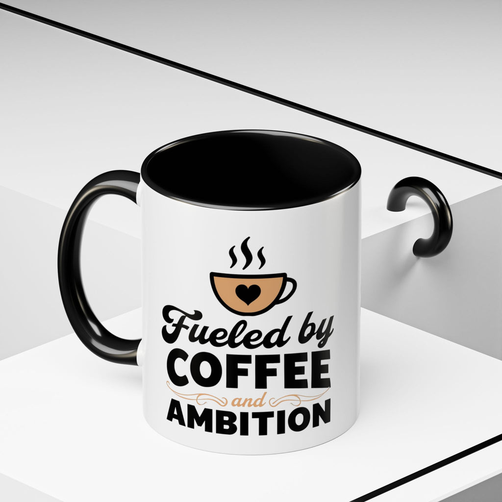 Motivational Coffee Mug - Fueled by Coffee and Ambition