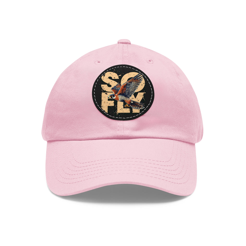 Stylish Dad Hat with Leather Patch, Casual Baseball Cap, Gift for Dads, Outdoor Accessory, Summer Fashion