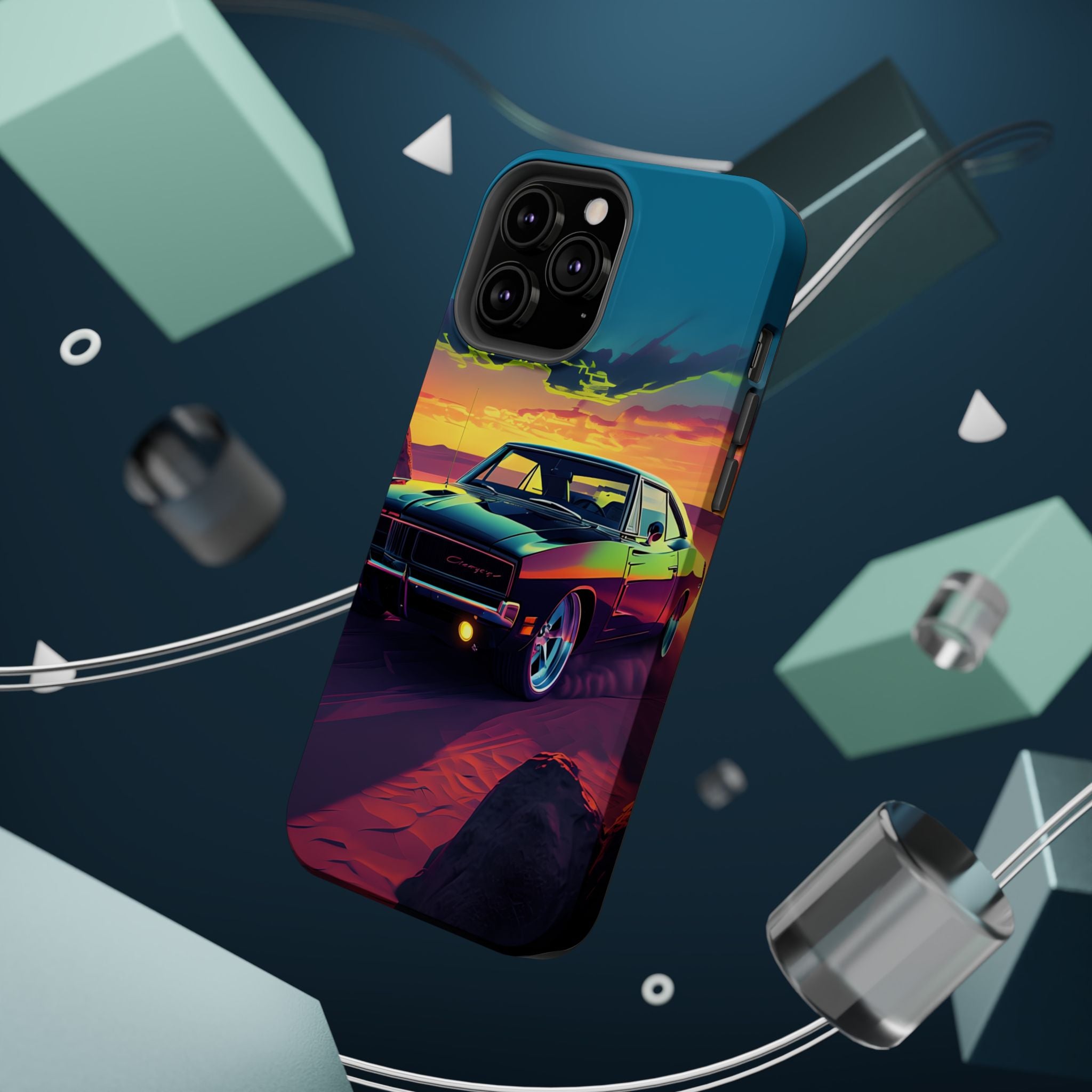 iPhone 17 Case - Retro Muscular Car Design