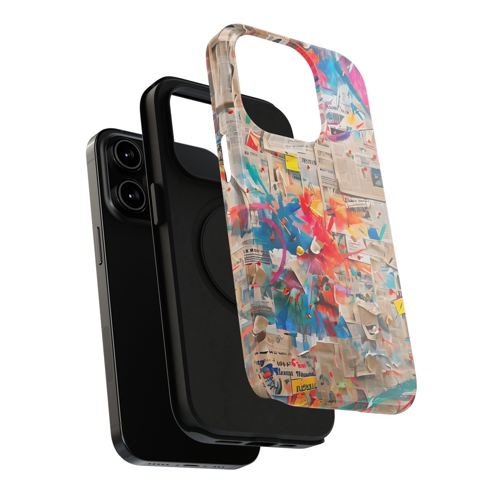 iPhone 17 Case vibrant glossy colorful art