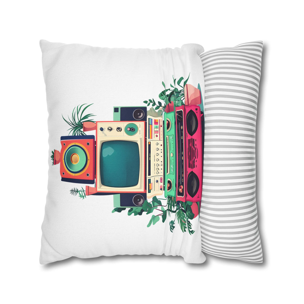 Spun Polyester Square Pillowcase