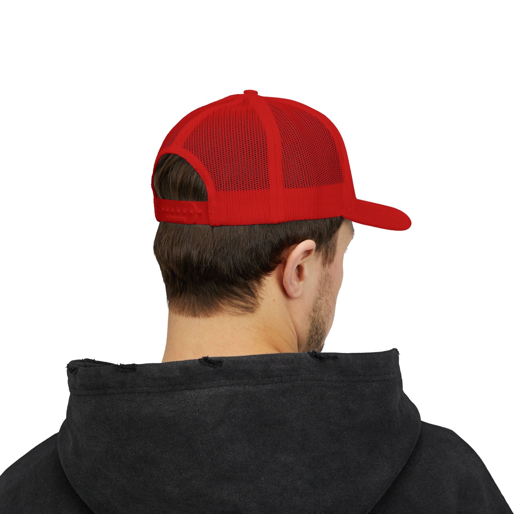 Money On My Mind Trucker Cap — Embroidered Mesh Snapback Hat