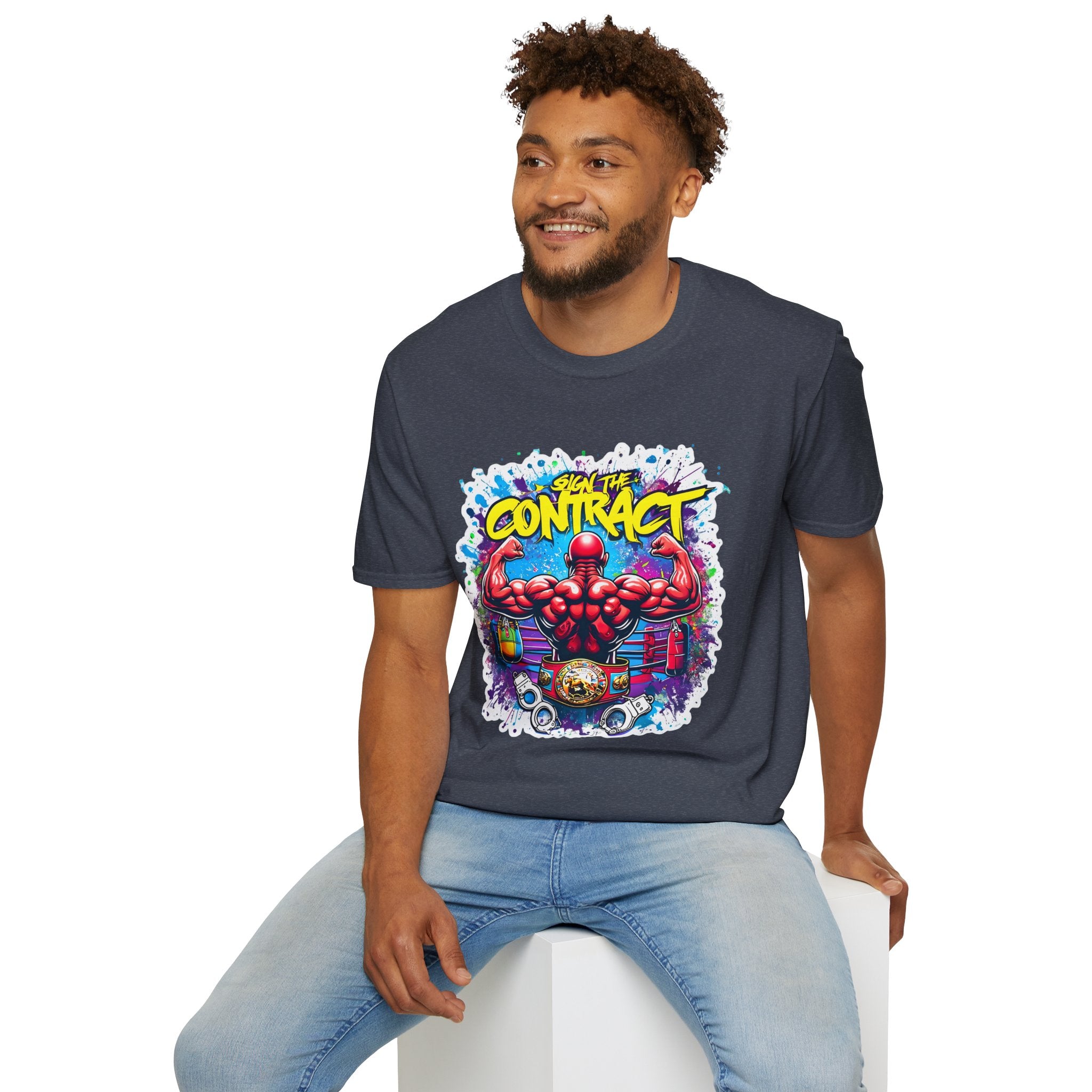 Colorful Superhero Graphic T-Shirt, Fun Unisex Tee, Geeky Apparel, Perfect Gift for Comic Lovers, Casual Wear, Pop Culture Fashion