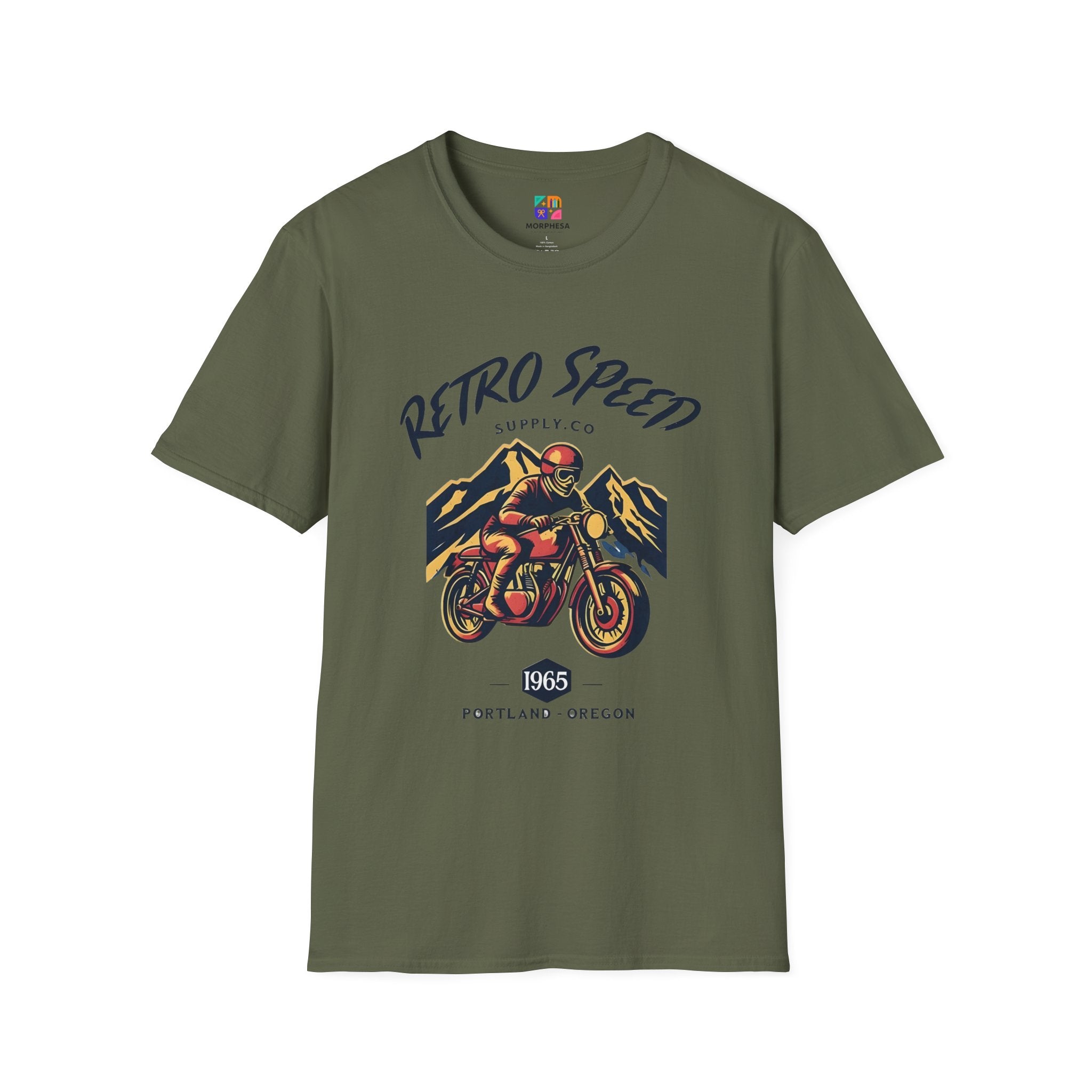Retro Speed T-Shirt, Retro TShirt Men, Vintage Graphic Tee, Motorcycle Shirt, Streetwear Aesthetic, Trendy Shirt, Gift for Him