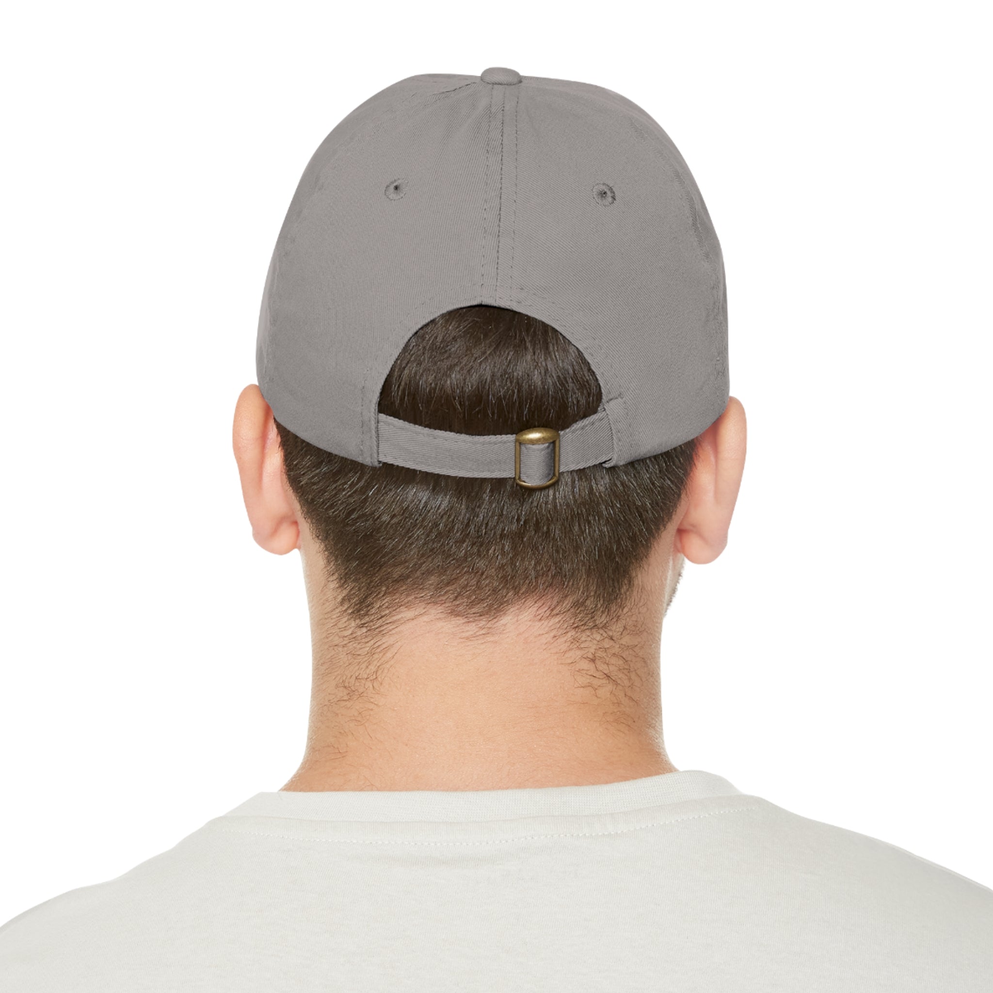 Stylish Dad Hat with Leather Patch, Casual Baseball Cap, Gift for Dads, Outdoor Accessory, Summer Fashion