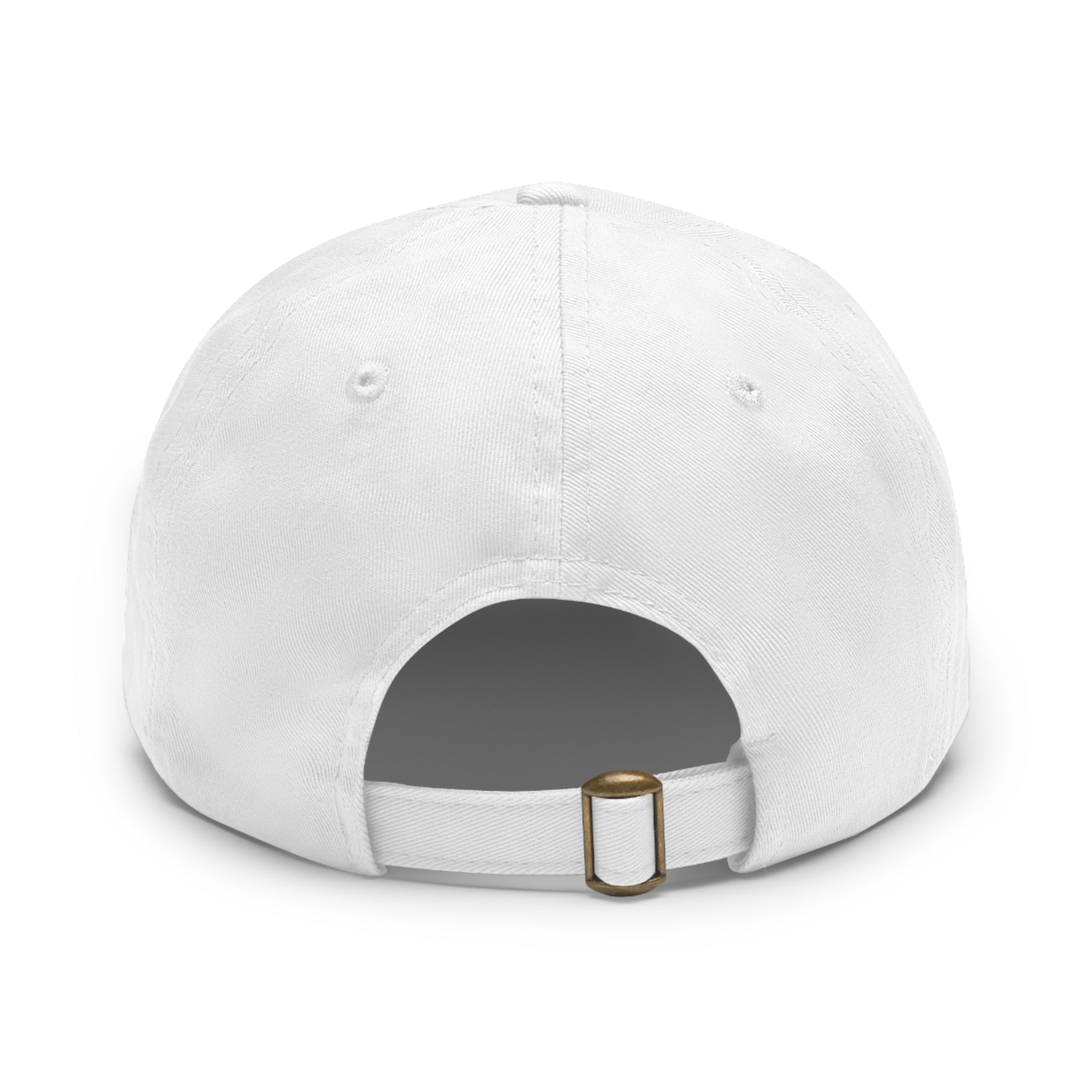 Stylish Dad Hat with Leather Patch, Casual Baseball Cap, Gift for Dads, Outdoor Accessory, Summer Fashion
