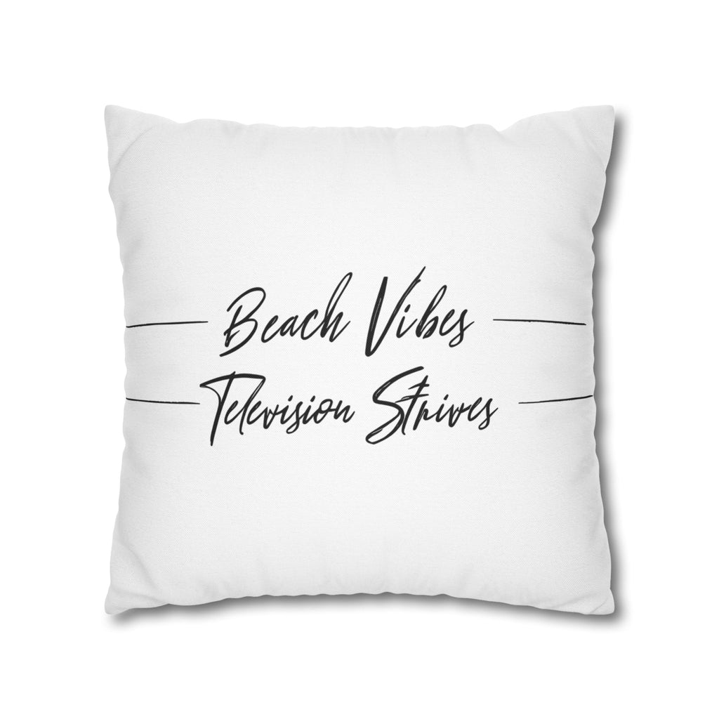 Spun Polyester Square Pillowcase