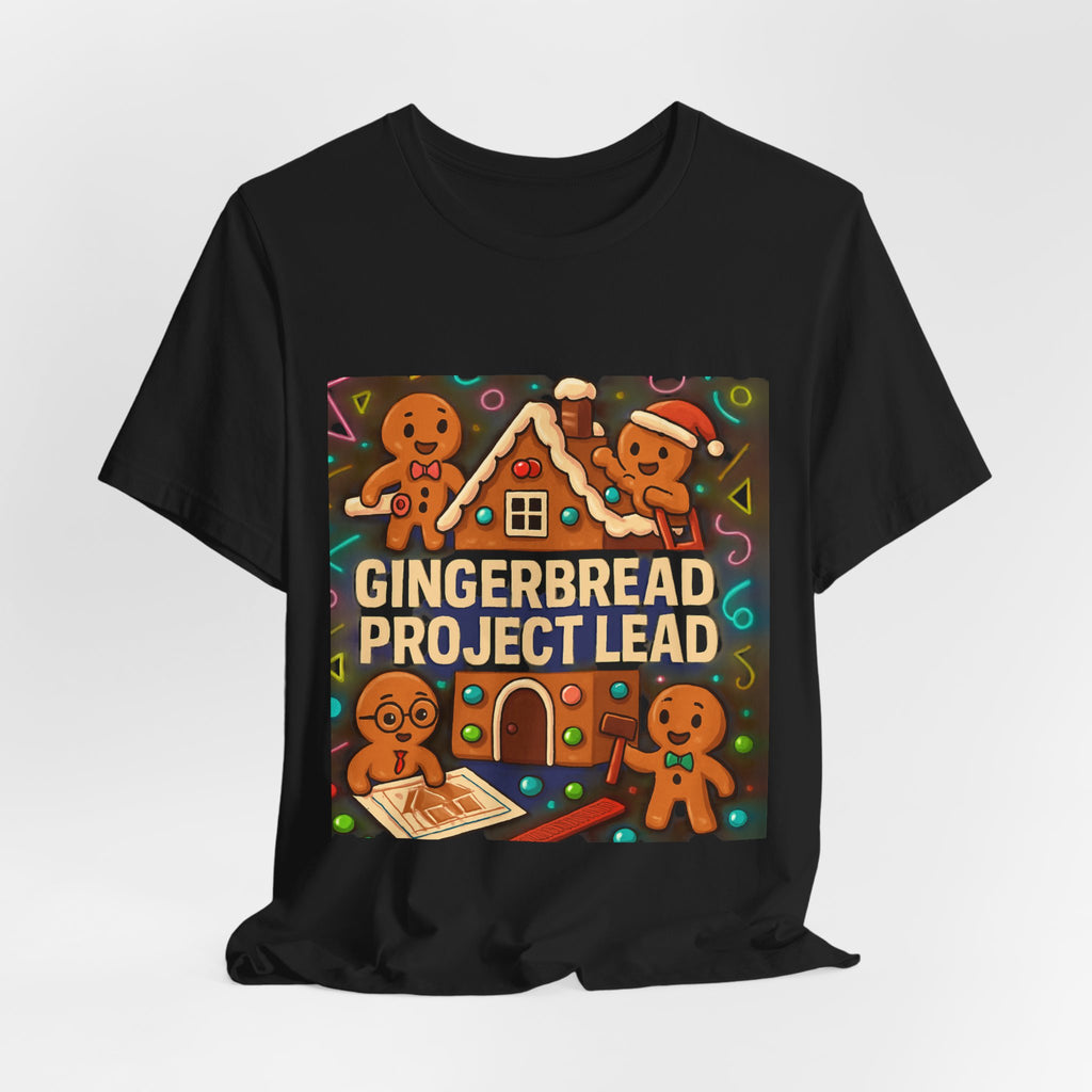 Gingerbread Project Lab T-Shirt — Cute Holiday Cookie House Tee