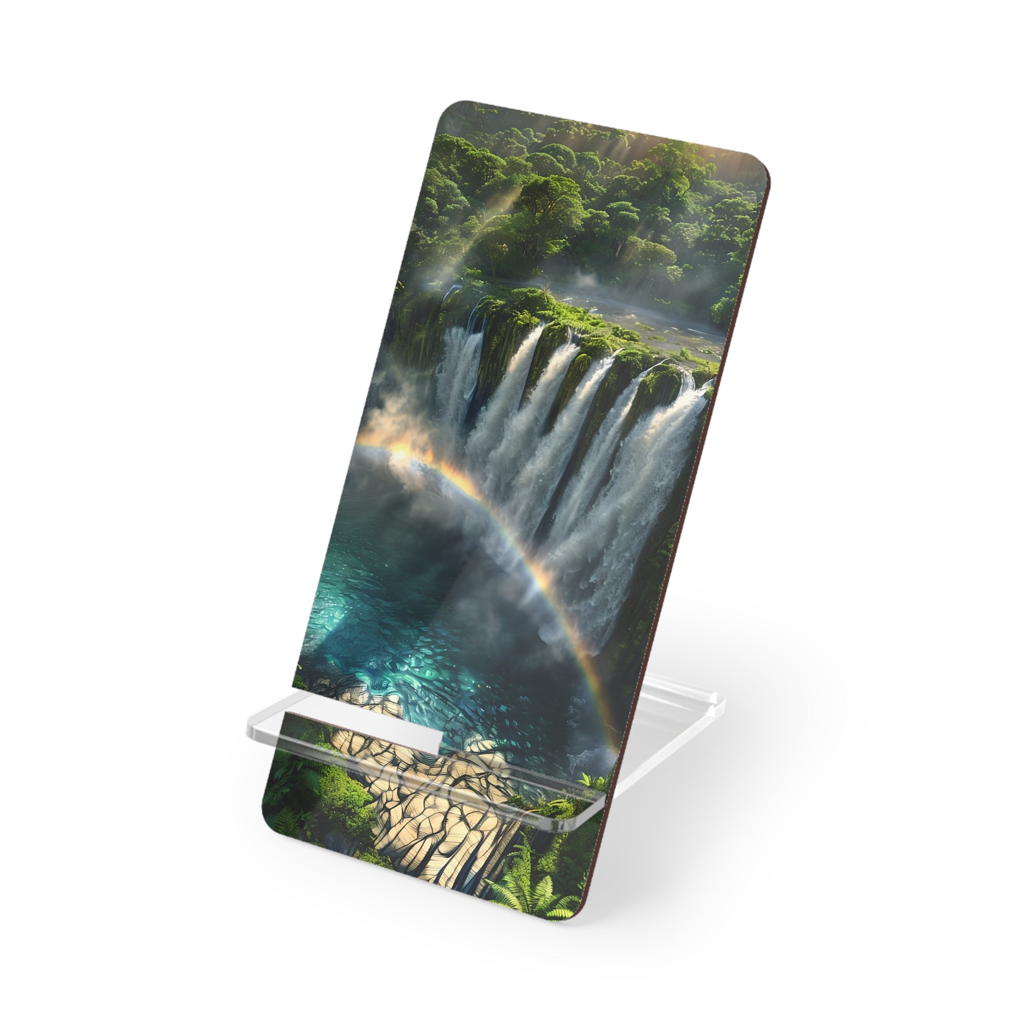 Scenic Smartphone Stand, Nature-Inspired Phone Holder, Desk Organizer, Gift for Nature Lovers, Eco-Friendly Mobile Stand