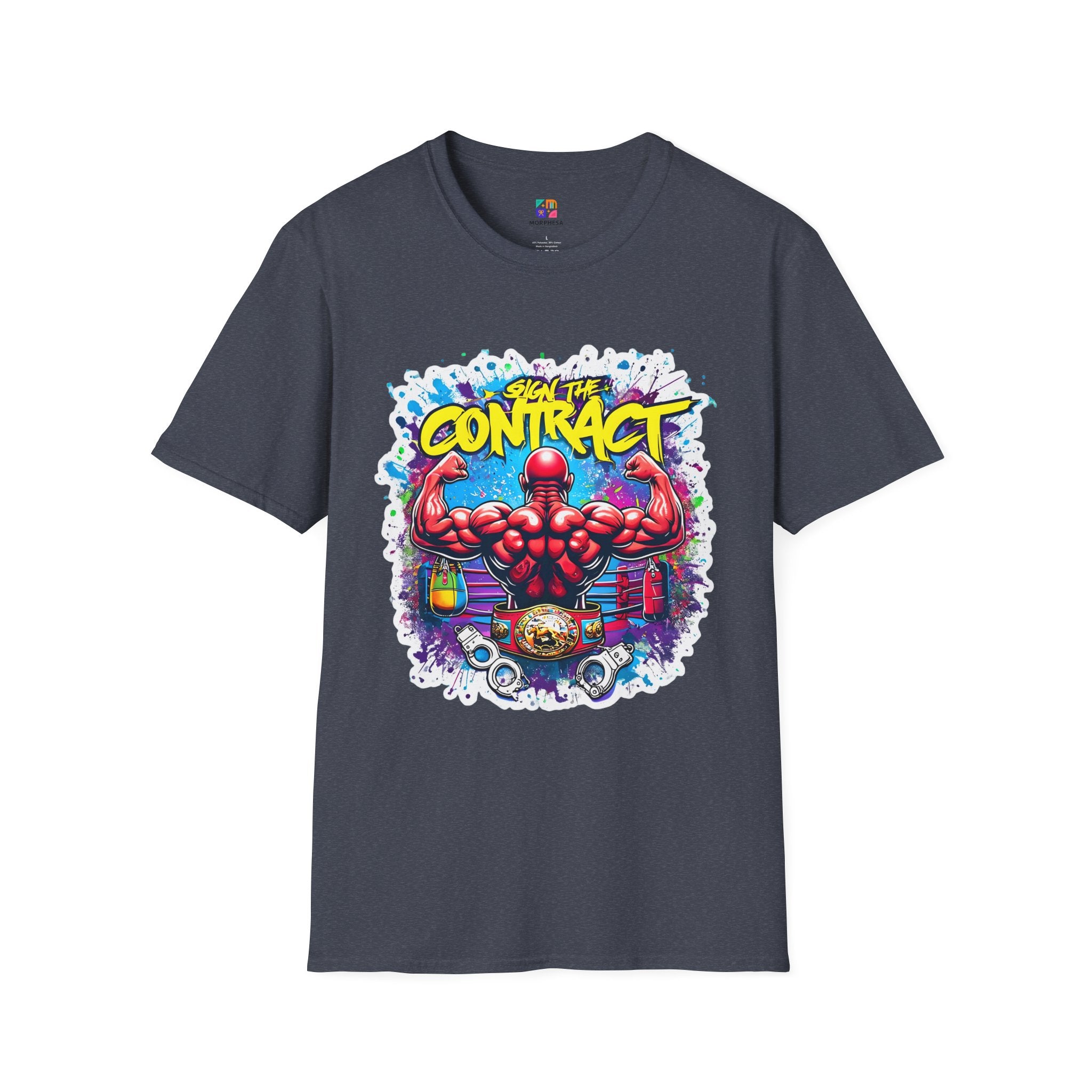 Colorful Superhero Graphic T-Shirt, Fun Unisex Tee, Geeky Apparel, Perfect Gift for Comic Lovers, Casual Wear, Pop Culture Fashion
