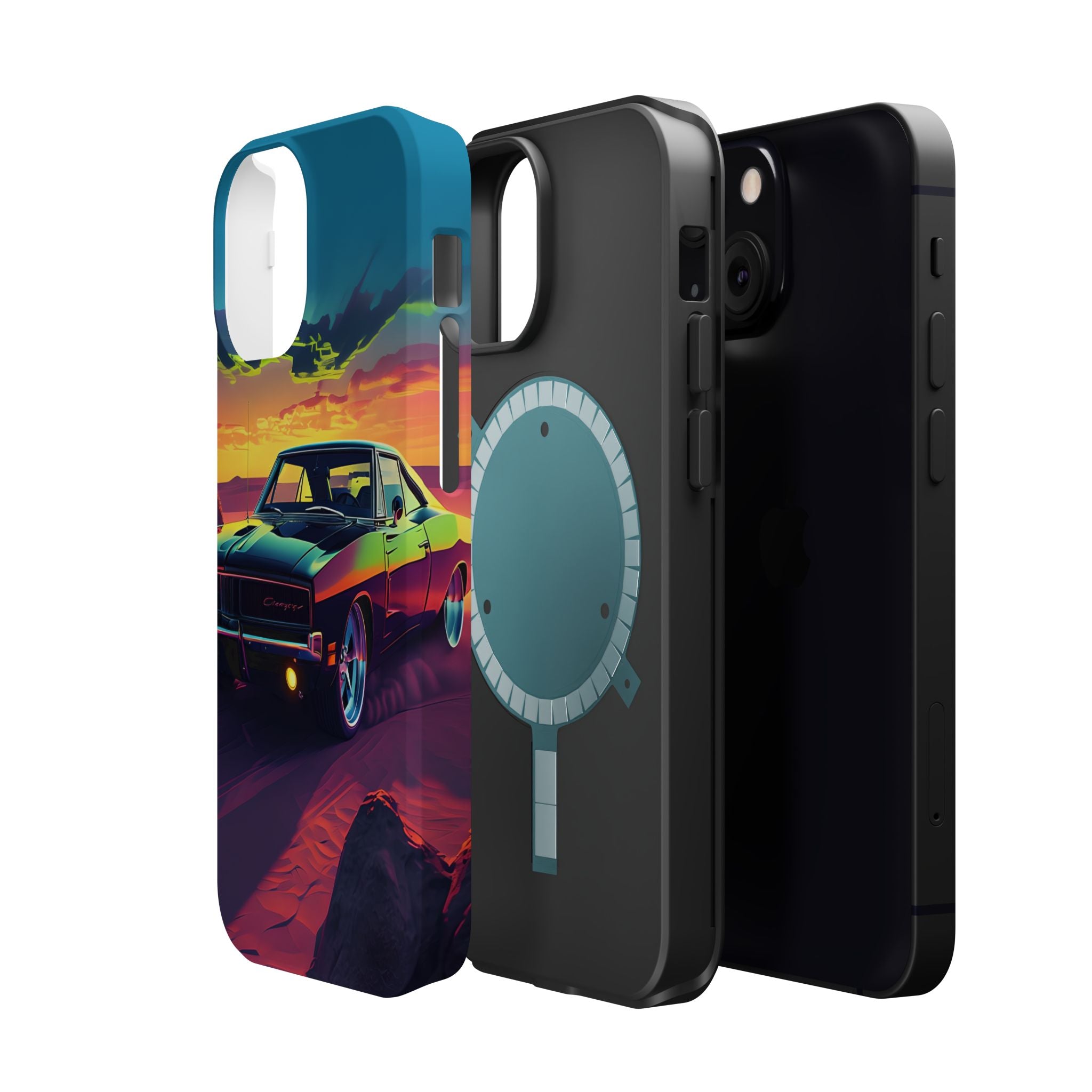 iPhone 17 Case - Retro Muscular Car Design
