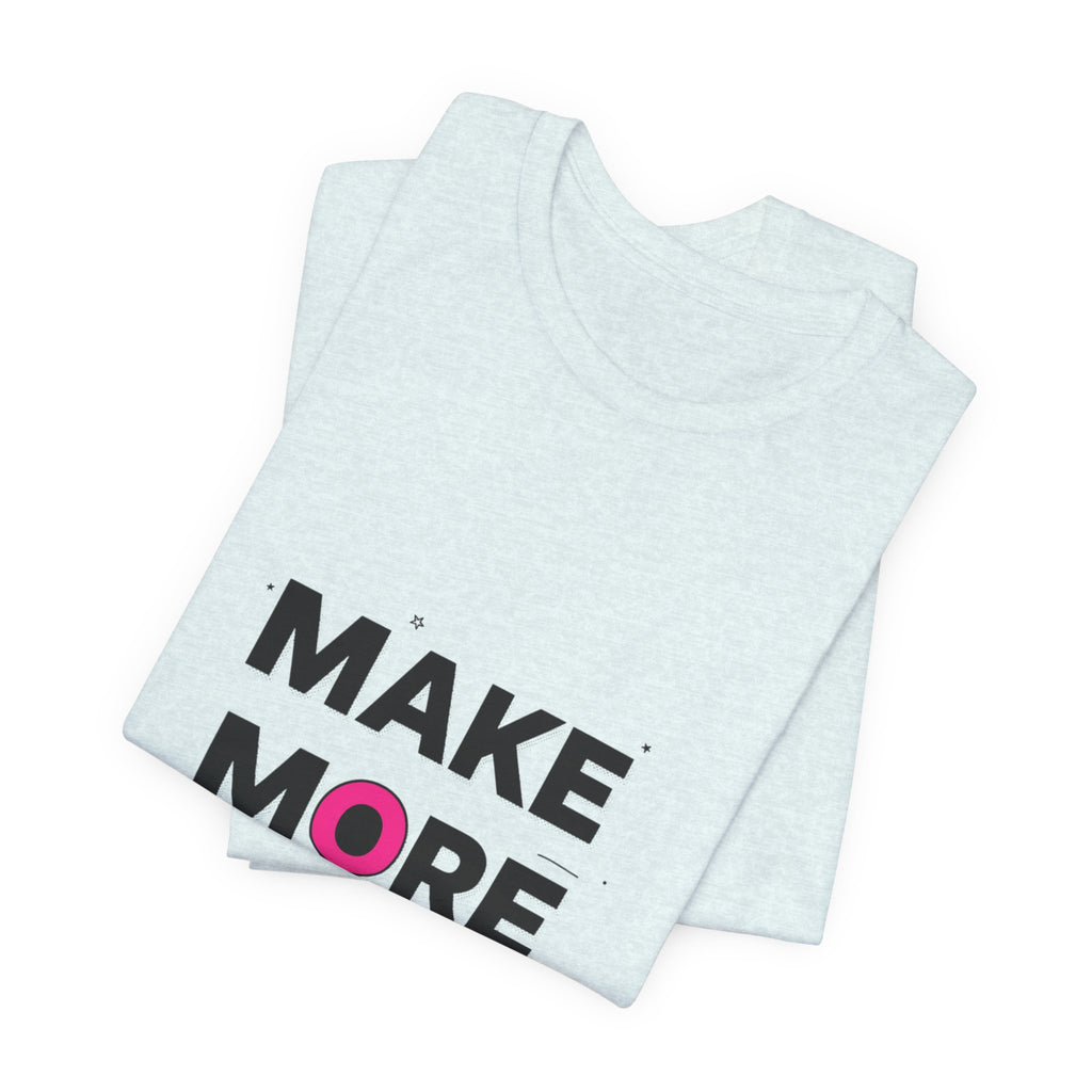 MAKE MORE ZINES Tee | ransom collage shirt, zine style cutout letters