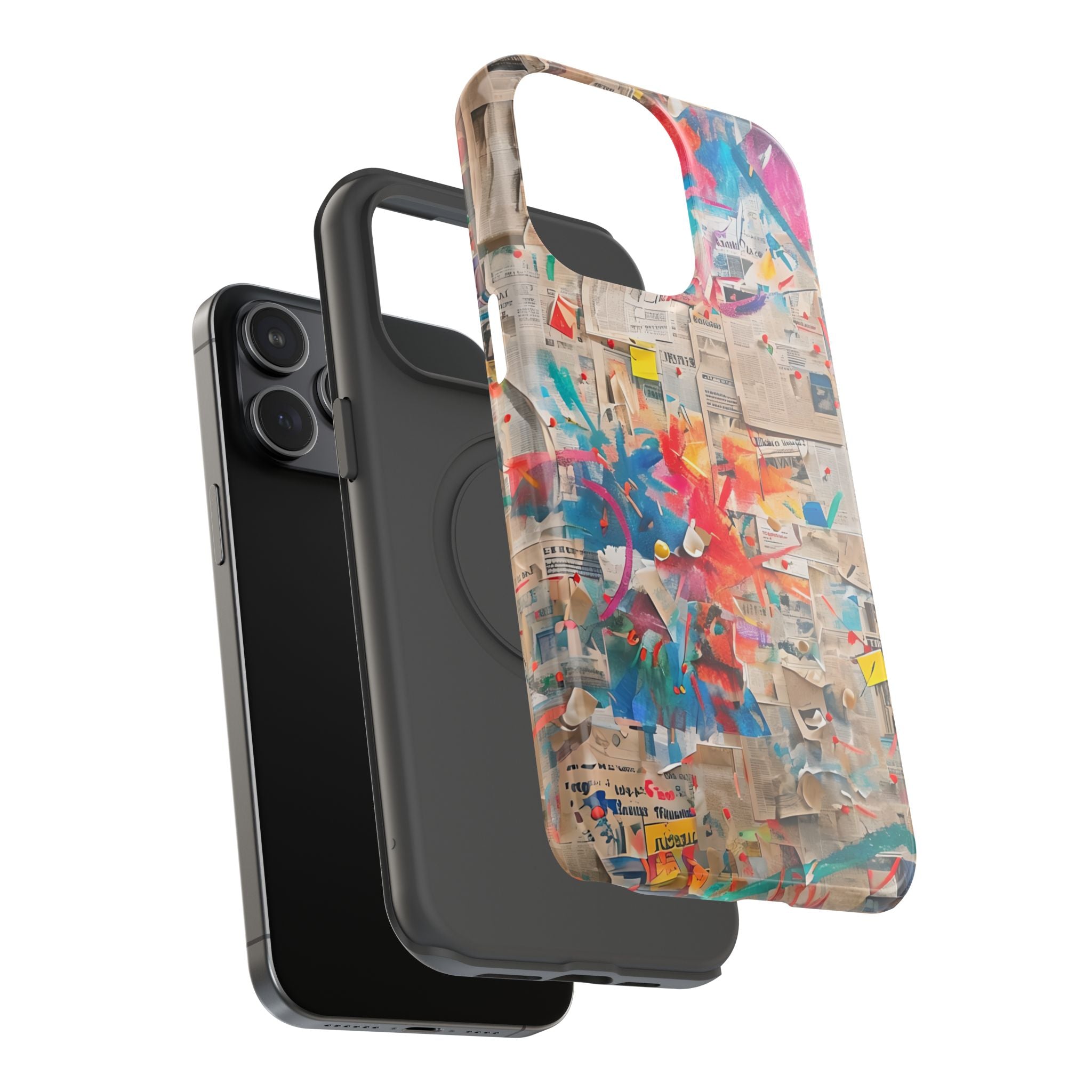 iPhone 17 Case vibrant glossy colorful art