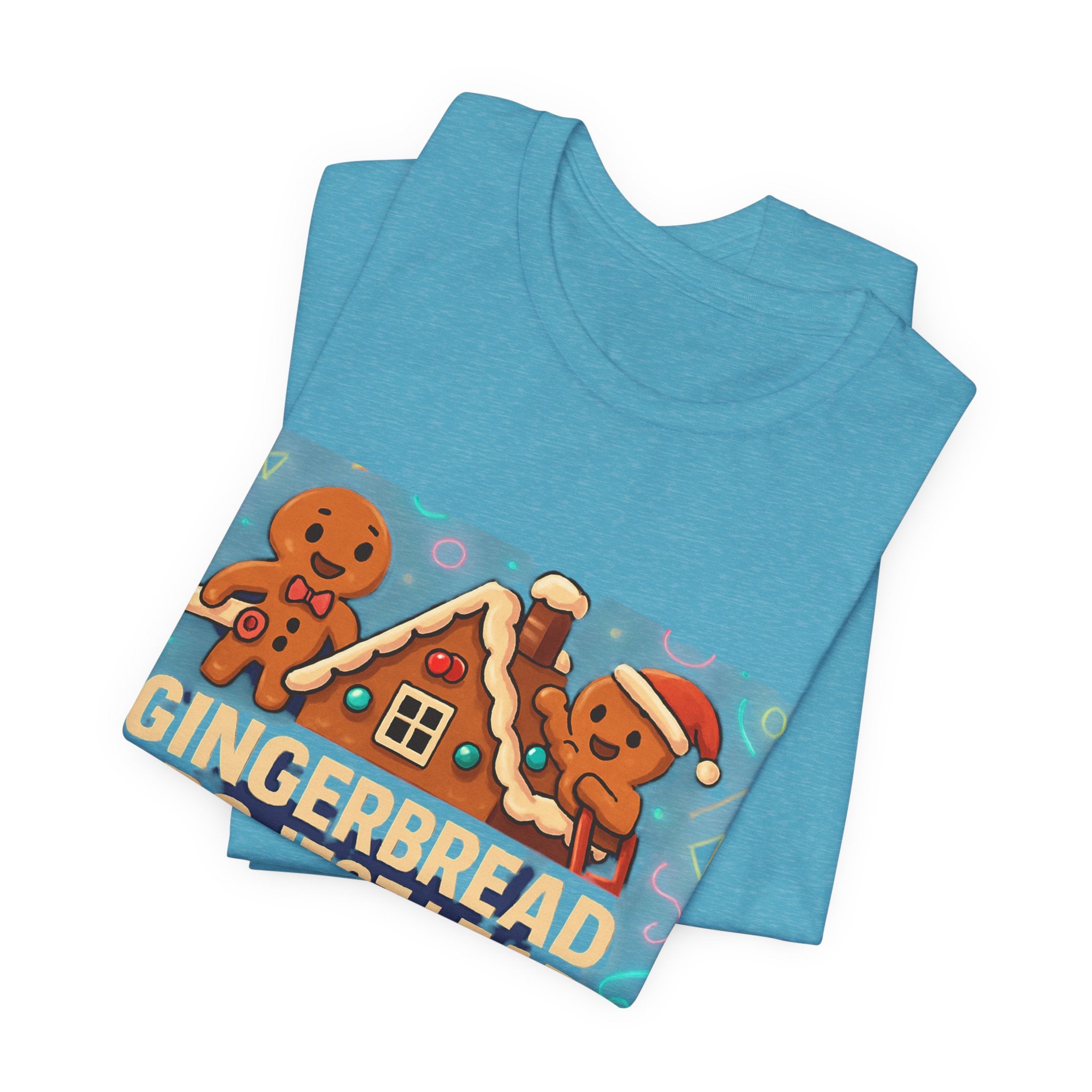 Gingerbread Project Lab T-Shirt — Cute Holiday Cookie House Tee