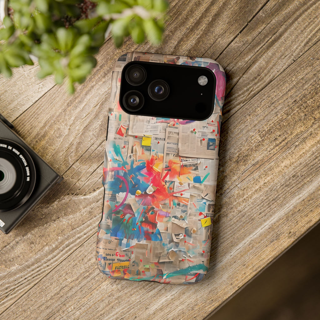 iPhone 17 Case vibrant glossy colorful art