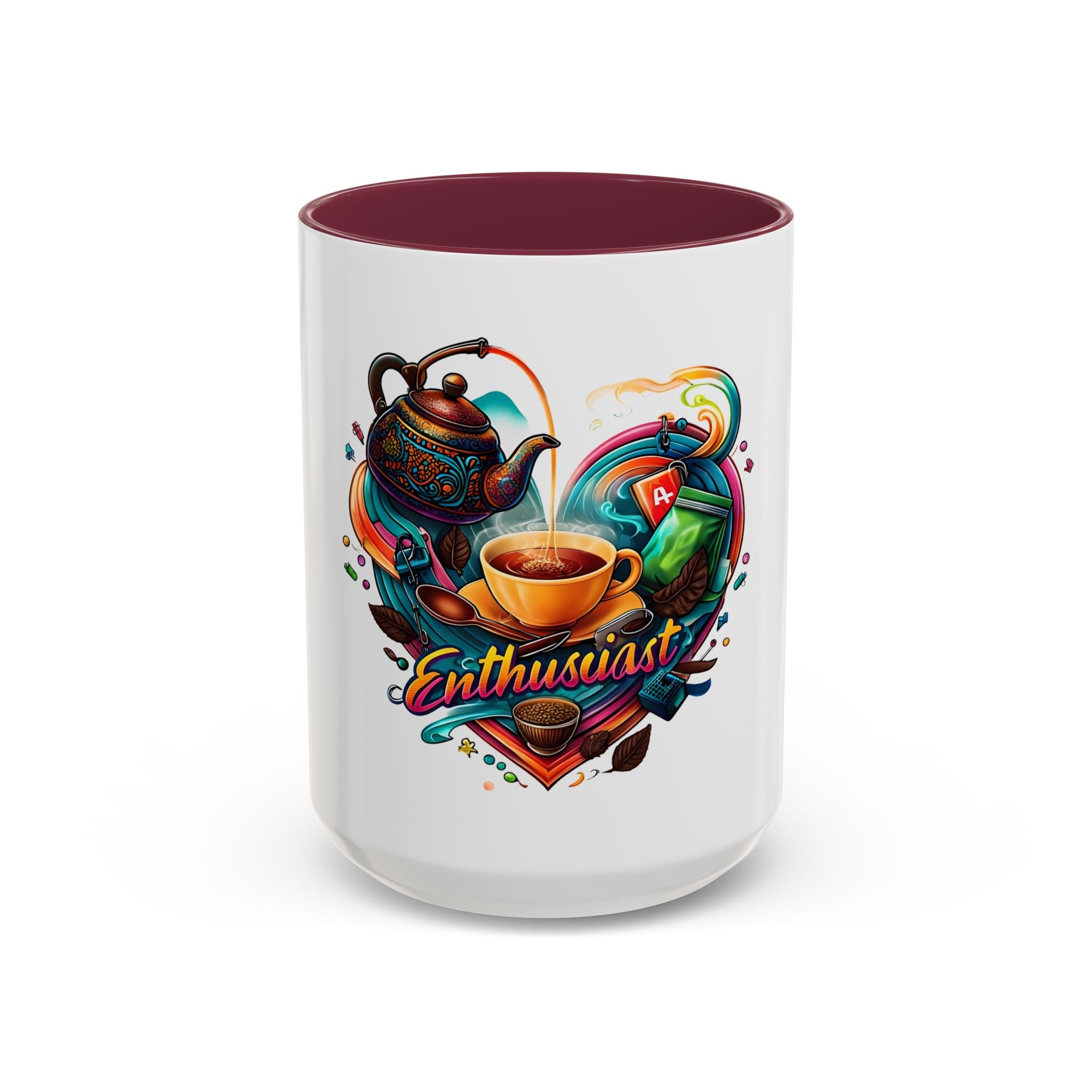 Colorful Coffee Enthusiast Mug, Perfect for Gifts, Tea Lovers, Vibrant Kitchen Decor, Heartwarming Drinkware, Cozy Beverage