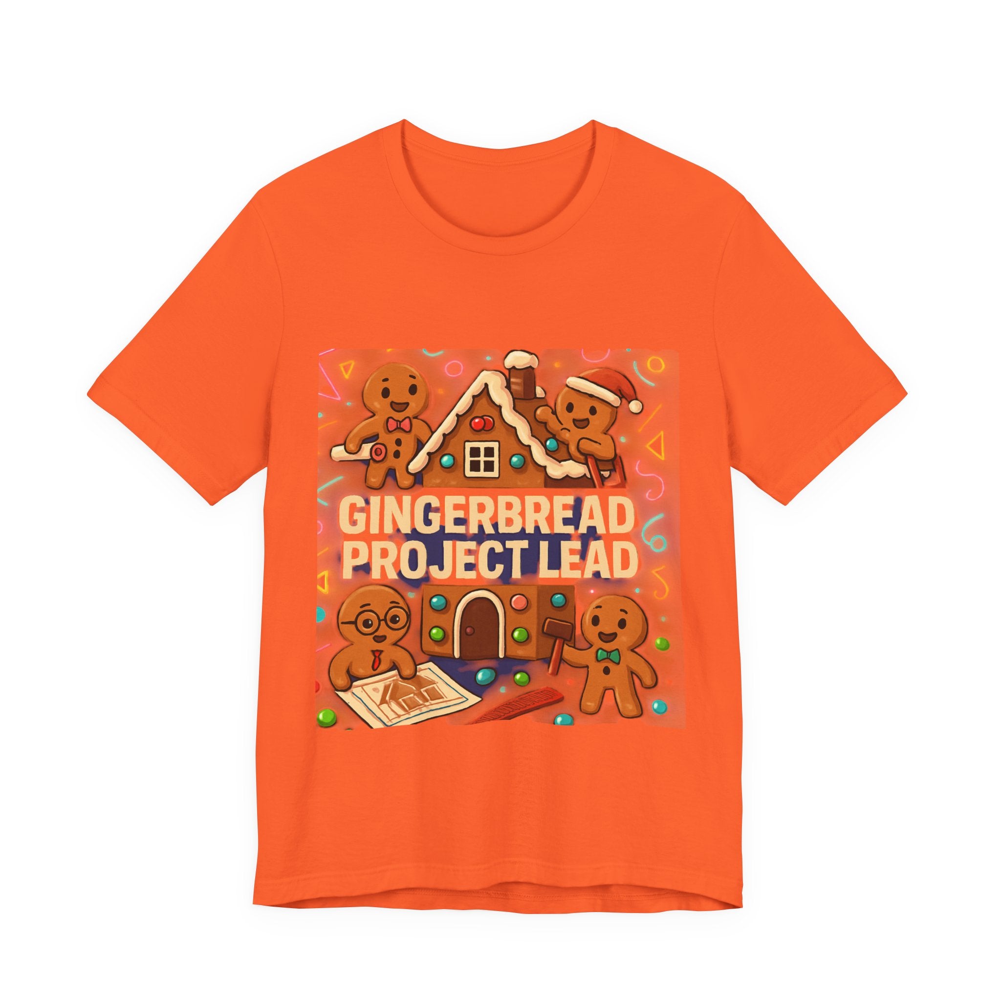 Gingerbread Project Lab T-Shirt — Cute Holiday Cookie House Tee