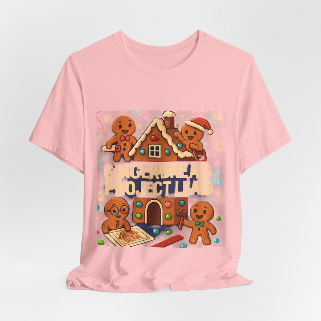 Gingerbread Project Lab T-Shirt — Cute Holiday Cookie House Tee