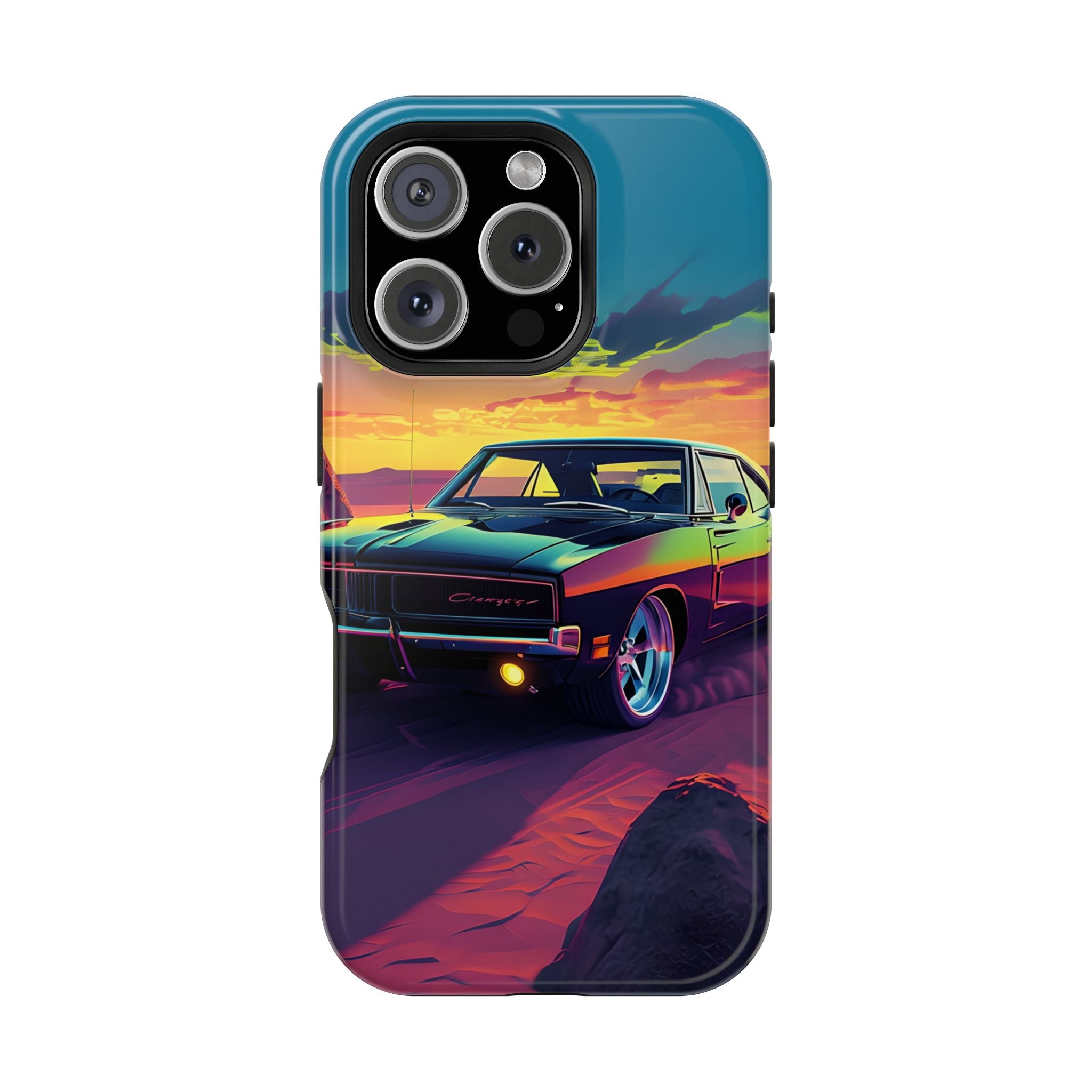 iPhone 17 Case - Retro Muscular Car Design