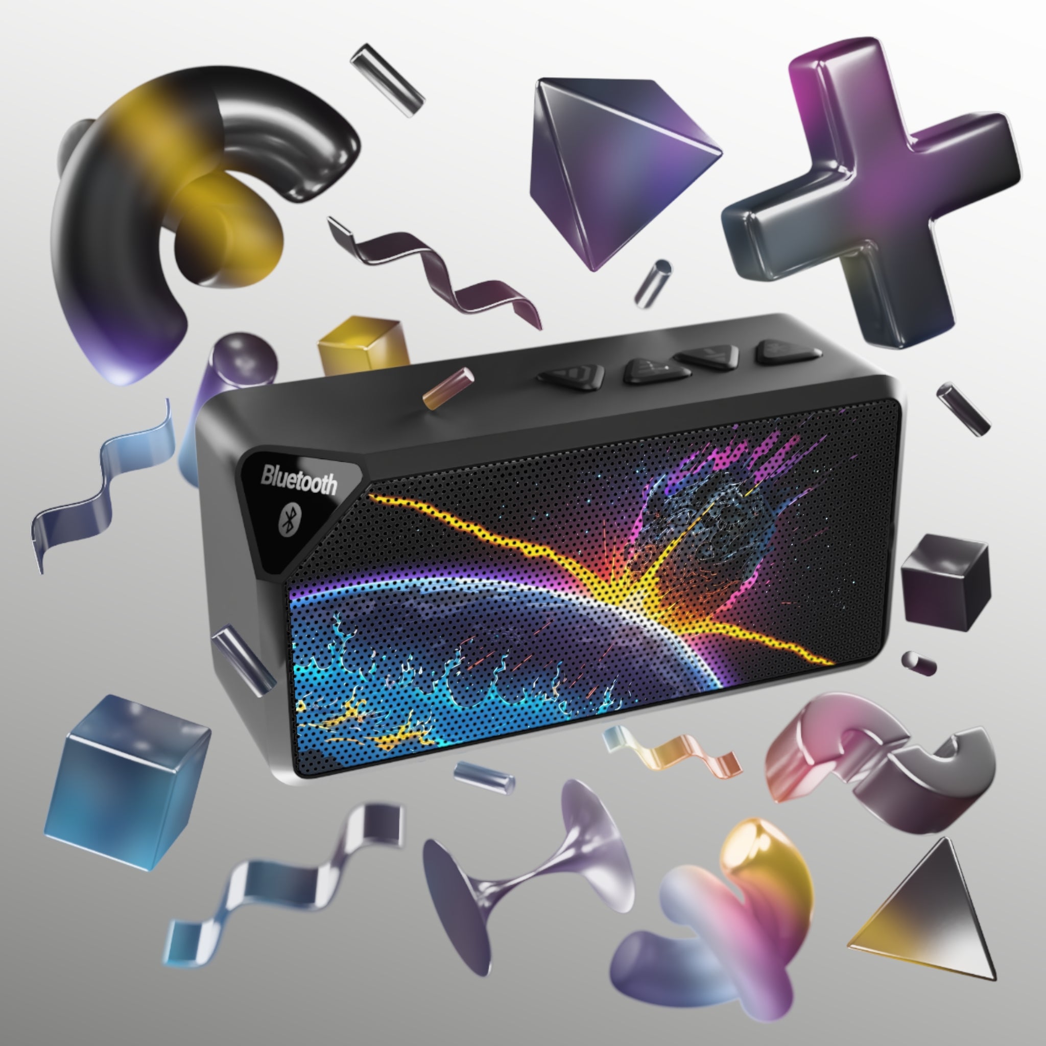 Galactic Sound Bluetooth Speaker | Cosmic Design, Unique Gift, Music Lover's Accessory, Home Decor, Space Theme