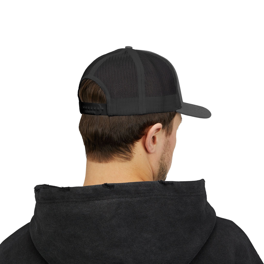 Money On My Mind Trucker Cap — Embroidered Mesh Snapback Hat