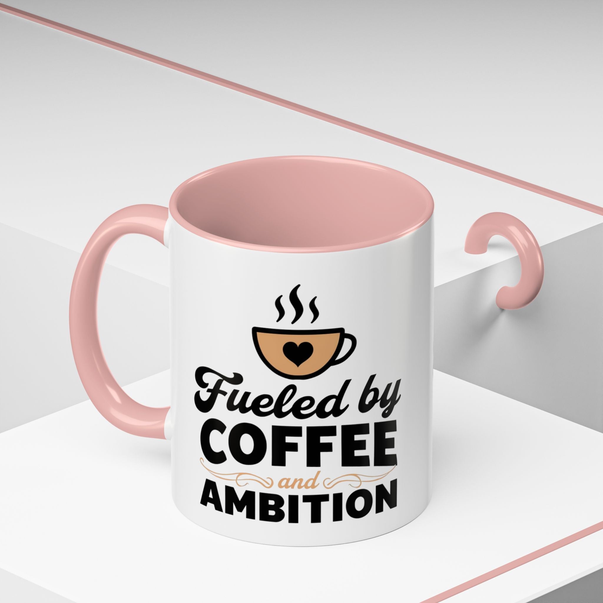 Motivational Coffee Mug - Fueled by Coffee and Ambition