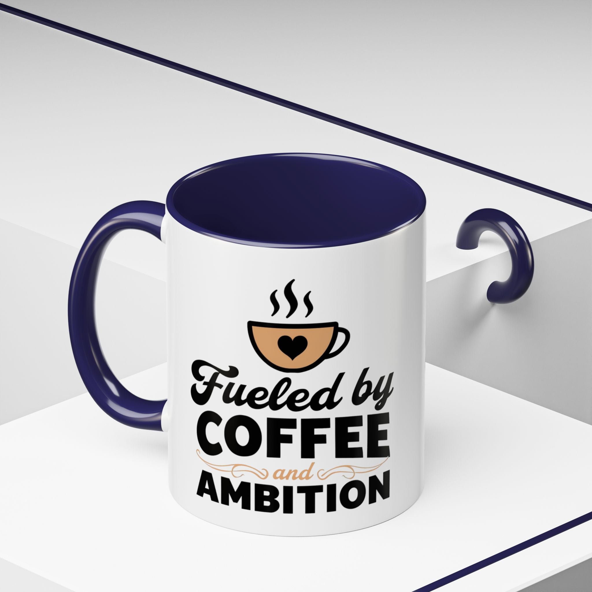 Motivational Coffee Mug - Fueled by Coffee and Ambition