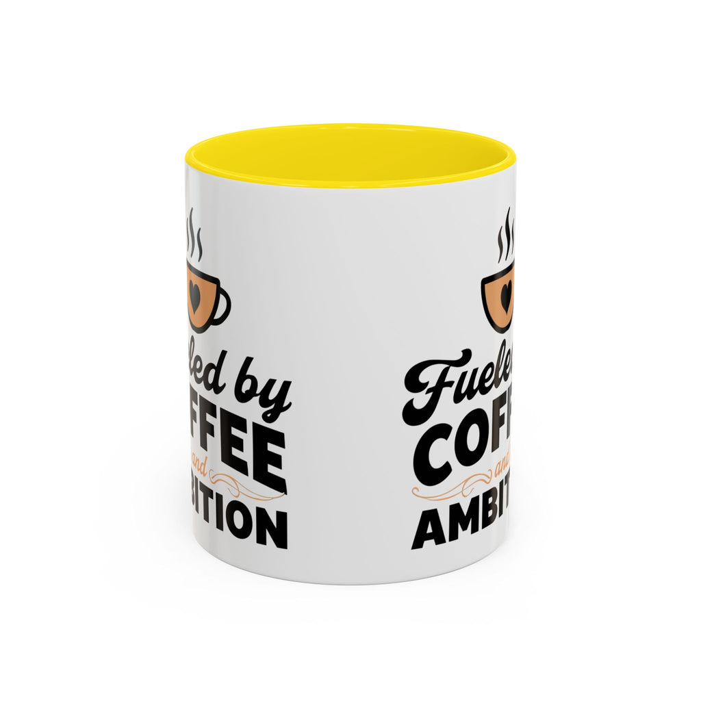 Motivational Coffee Mug - Fueled by Coffee and Ambition